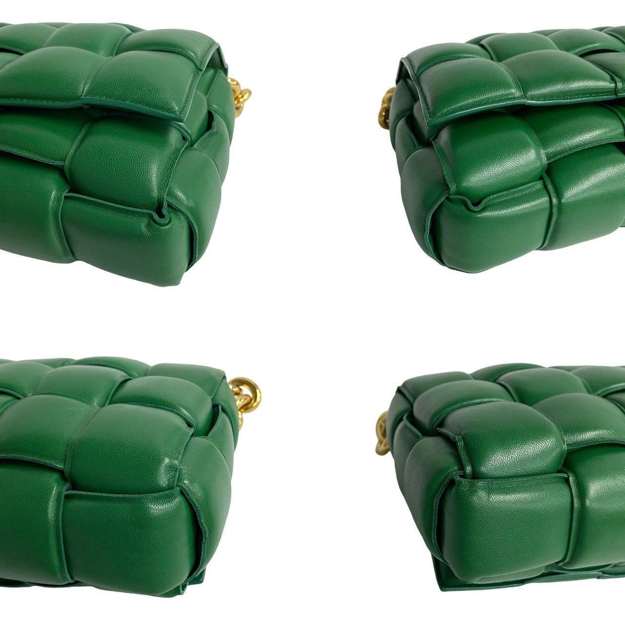 Bottega Veneta Bottega Veneta Shoulder Bag Green Leather Size ONE SIZE - 7 Thumbnail
