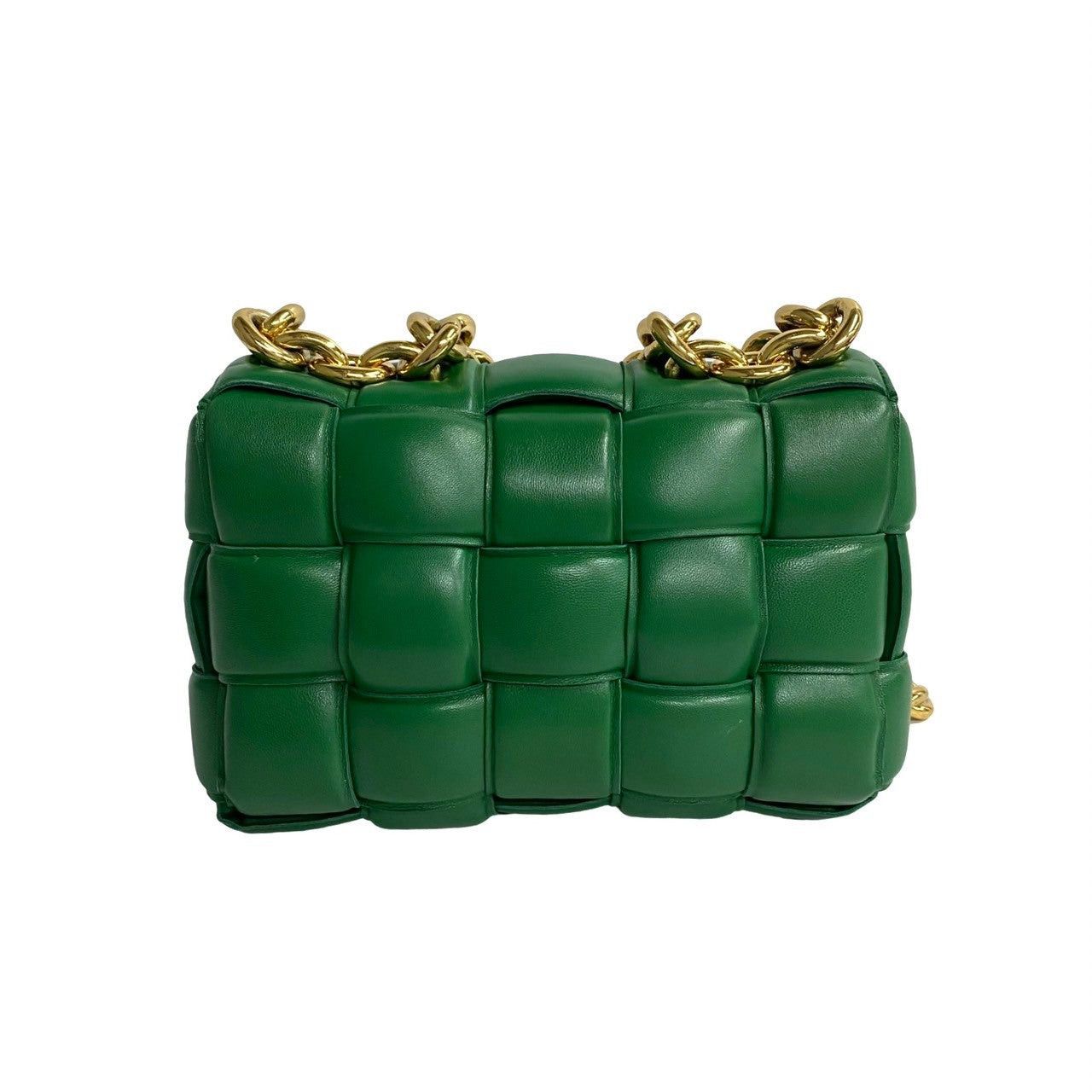 Bottega Veneta Bottega Veneta Shoulder Bag Green Leather Size ONE SIZE - 4 Thumbnail