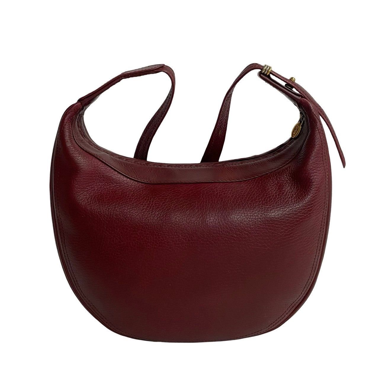 Cartier Cartier Shoulder Bag Wine Leather Size ONE SIZE - 4 Thumbnail
