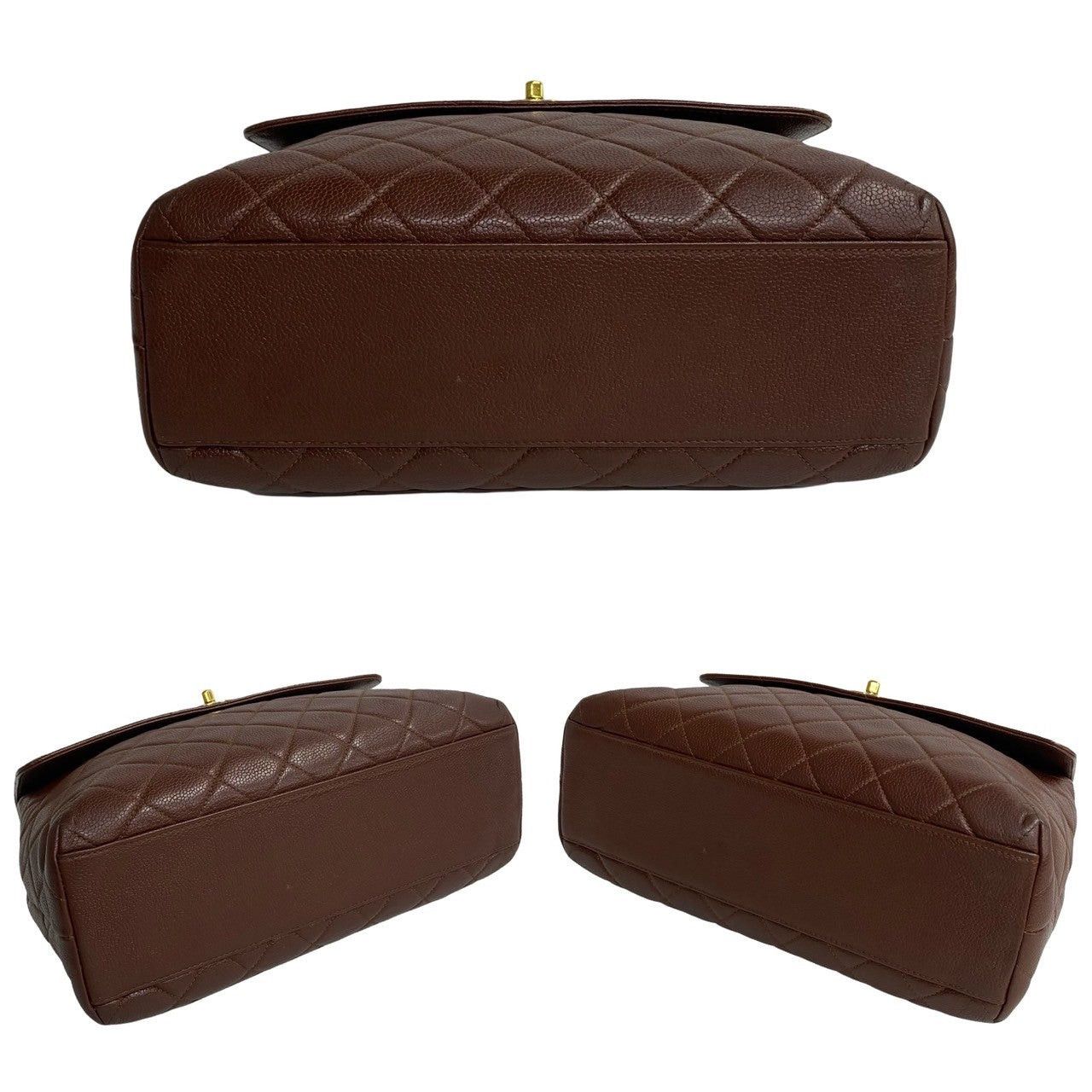Chanel Chanel Handbag Brown Caviar Size ONE SIZE - 6 Thumbnail
