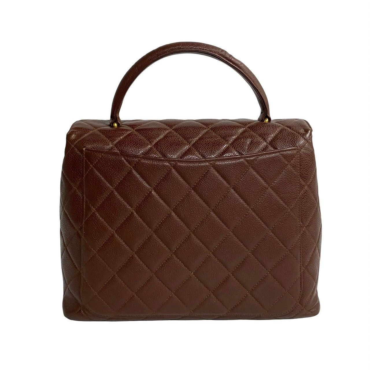 Chanel Chanel Handbag Brown Caviar Size ONE SIZE - 4 Thumbnail