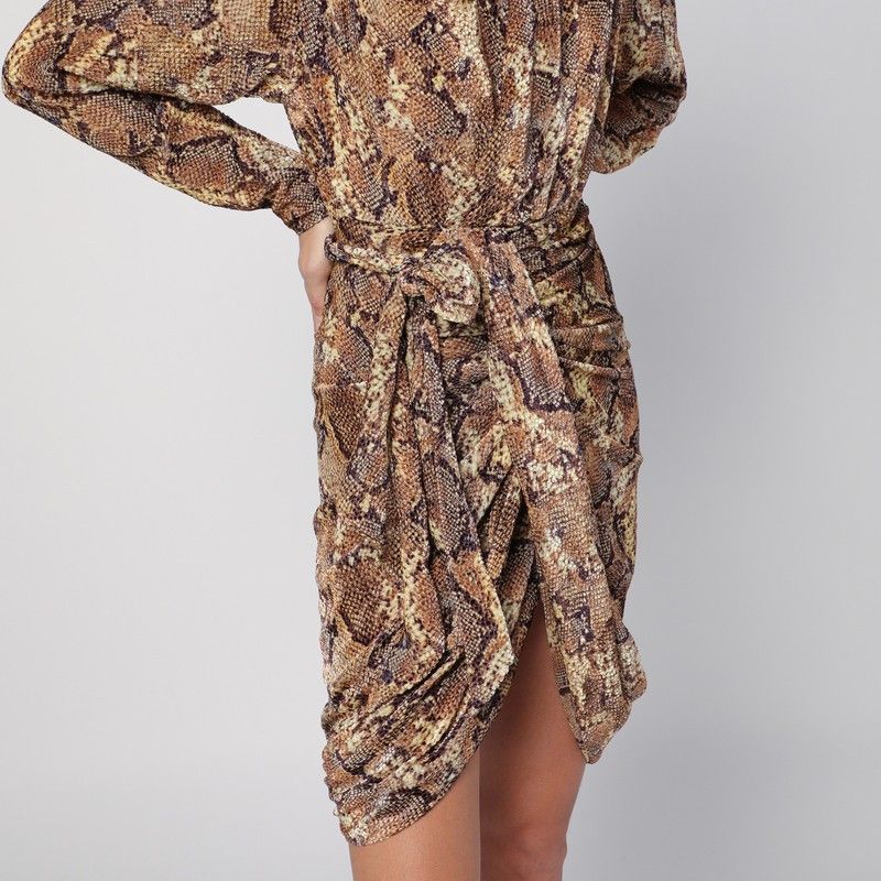 Isabel Marant Isabel Marant Cleora Snake Print Dress Size XS / US 0-2 / IT 36-38 - 4 Thumbnail