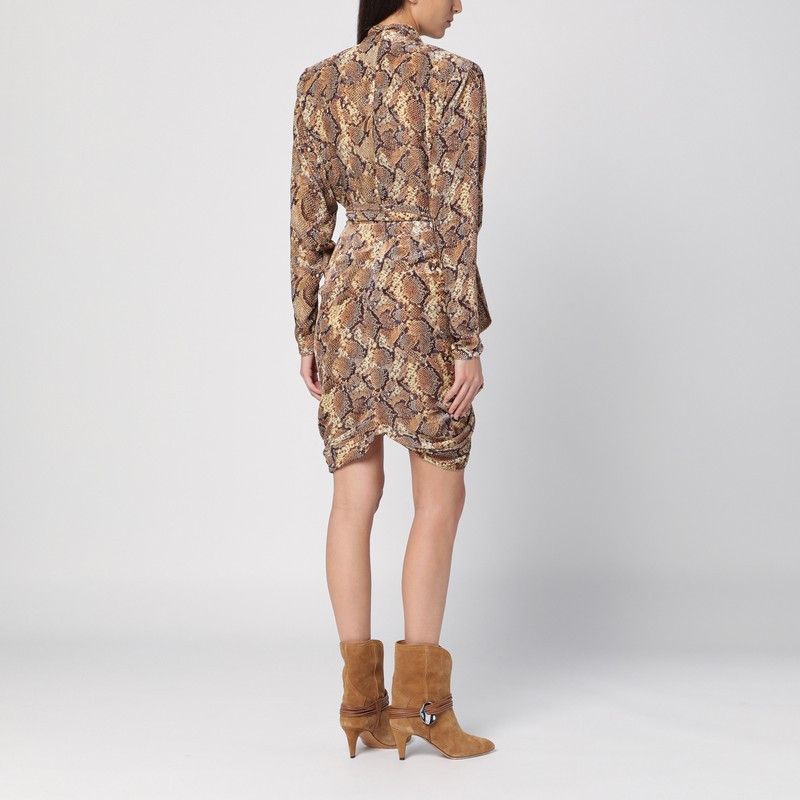 Isabel Marant Isabel Marant Cleora Snake Print Dress Size XS / US 0-2 / IT 36-38 - 3 Thumbnail