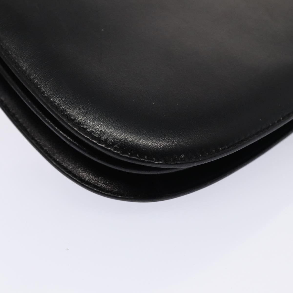 Gucci -- Black Leather Shoulder Bag (Pre-Owned) Size ONE SIZE - 14 Thumbnail