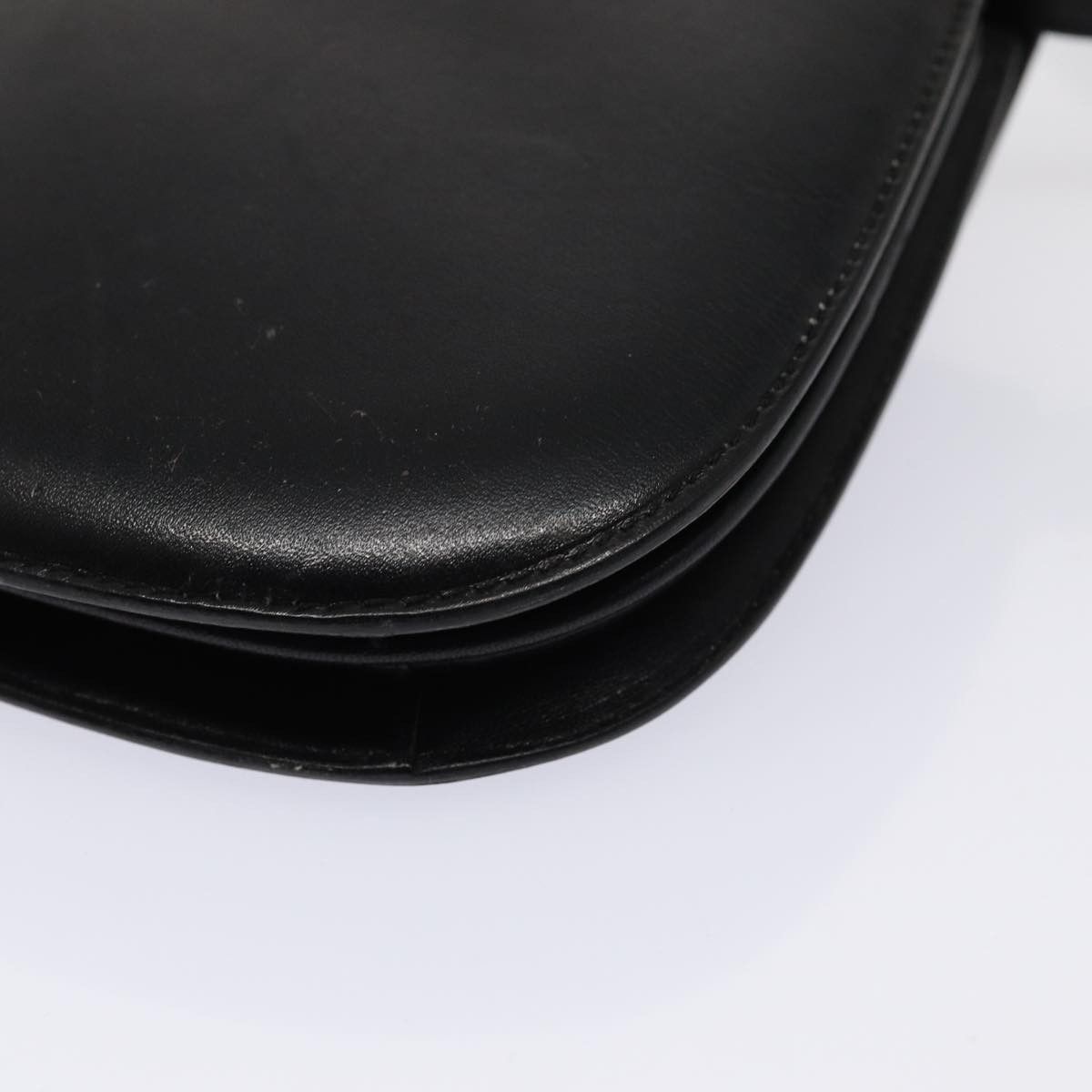 Gucci -- Black Leather Shoulder Bag (Pre-Owned) Size ONE SIZE - 13 Thumbnail