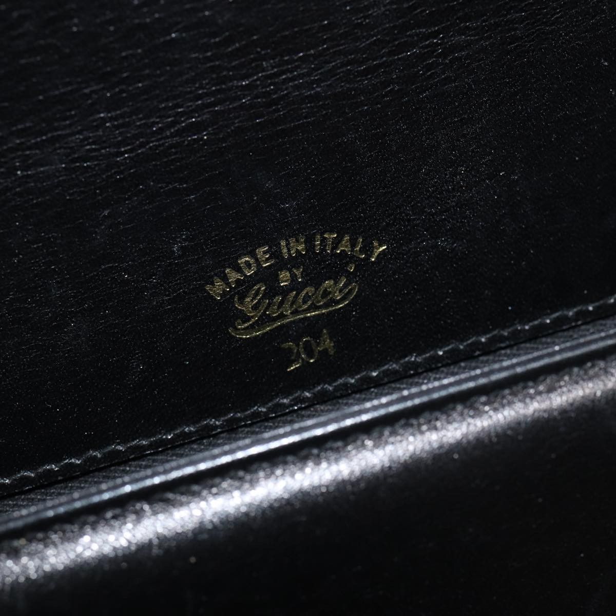 Gucci -- Black Leather Shoulder Bag (Pre-Owned) Size ONE SIZE - 18 Thumbnail