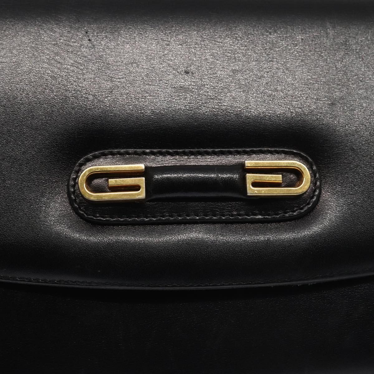 Gucci -- Black Leather Shoulder Bag (Pre-Owned) Size ONE SIZE - 15 Thumbnail
