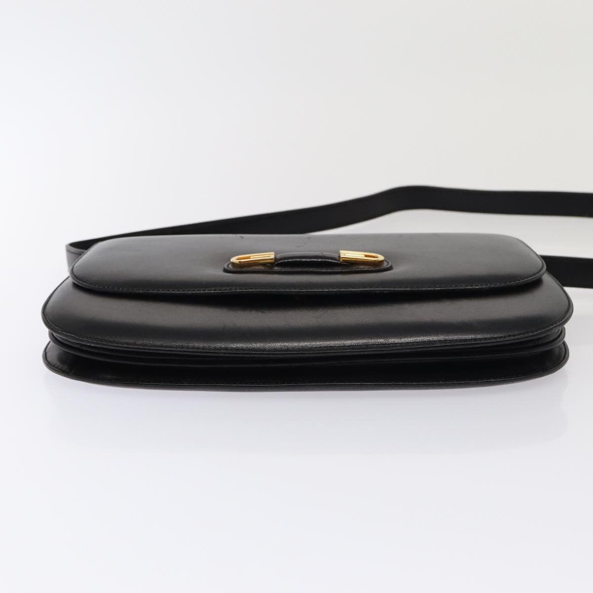 Gucci -- Black Leather Shoulder Bag (Pre-Owned) Size ONE SIZE - 3 Thumbnail