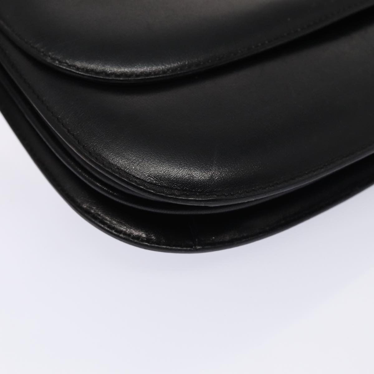 Gucci -- Black Leather Shoulder Bag (Pre-Owned) Size ONE SIZE - 12 Thumbnail