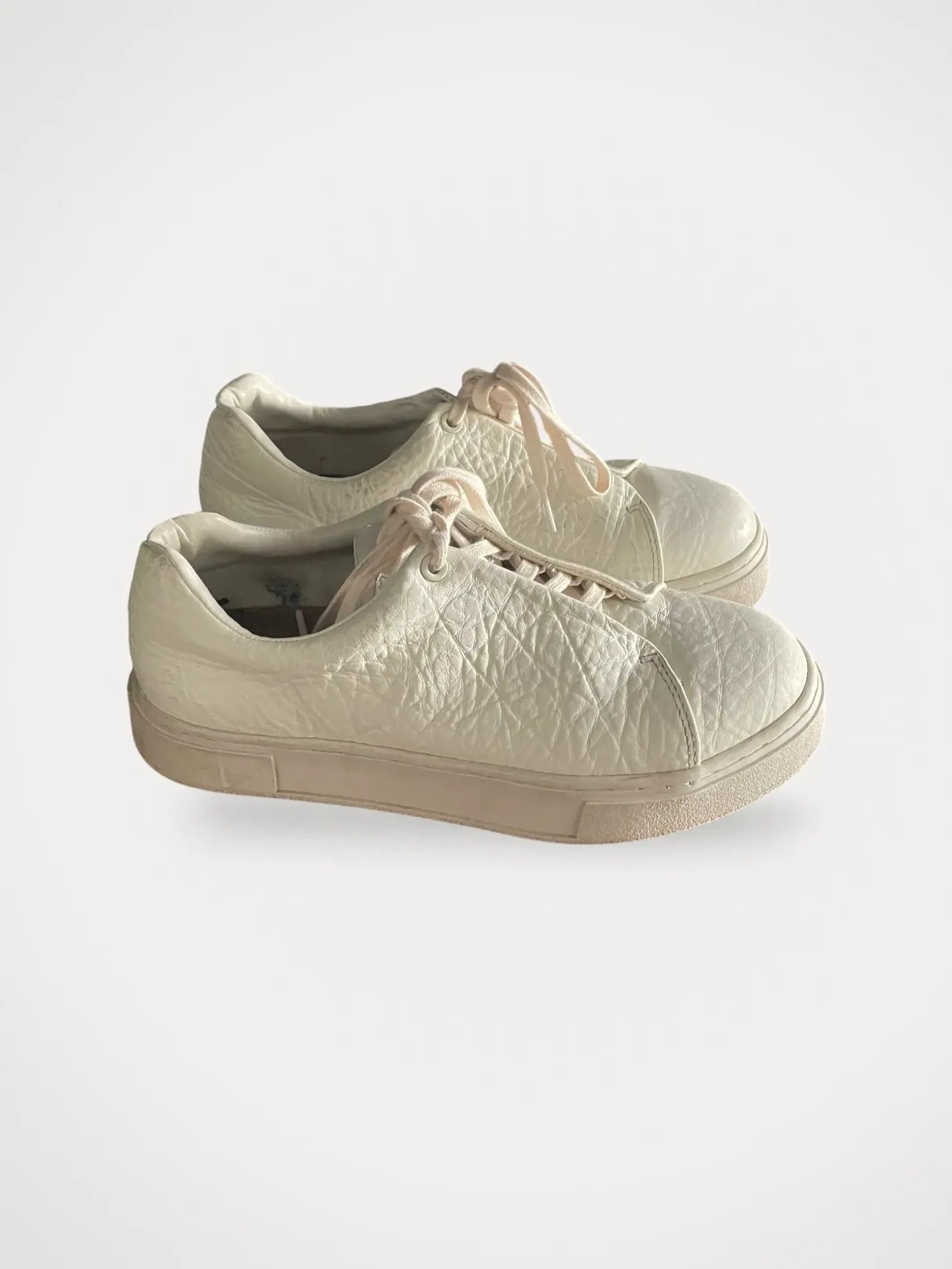 Eytys Eytys Doja Tumbled White Sneakers Size US 10 / IT 40 - 2 Thumbnail