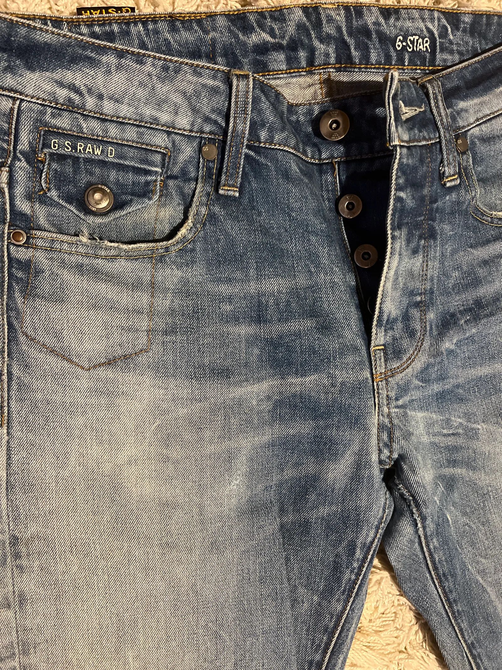 G-Star G STAR RAW Morris low straight Jeans Size US 29 - 2 Thumbnail