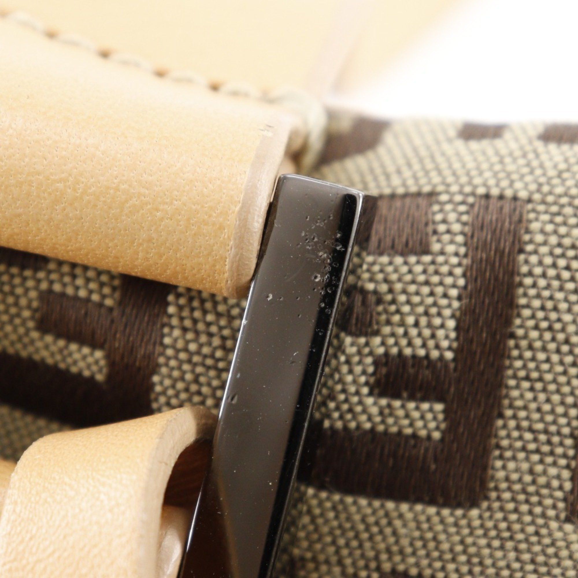 Fendi FENDI Zucchino Boston Bag 7VS014 Nylon Canvas x Leather Brown Double Unisex Size ONE SIZE - 9 Thumbnail