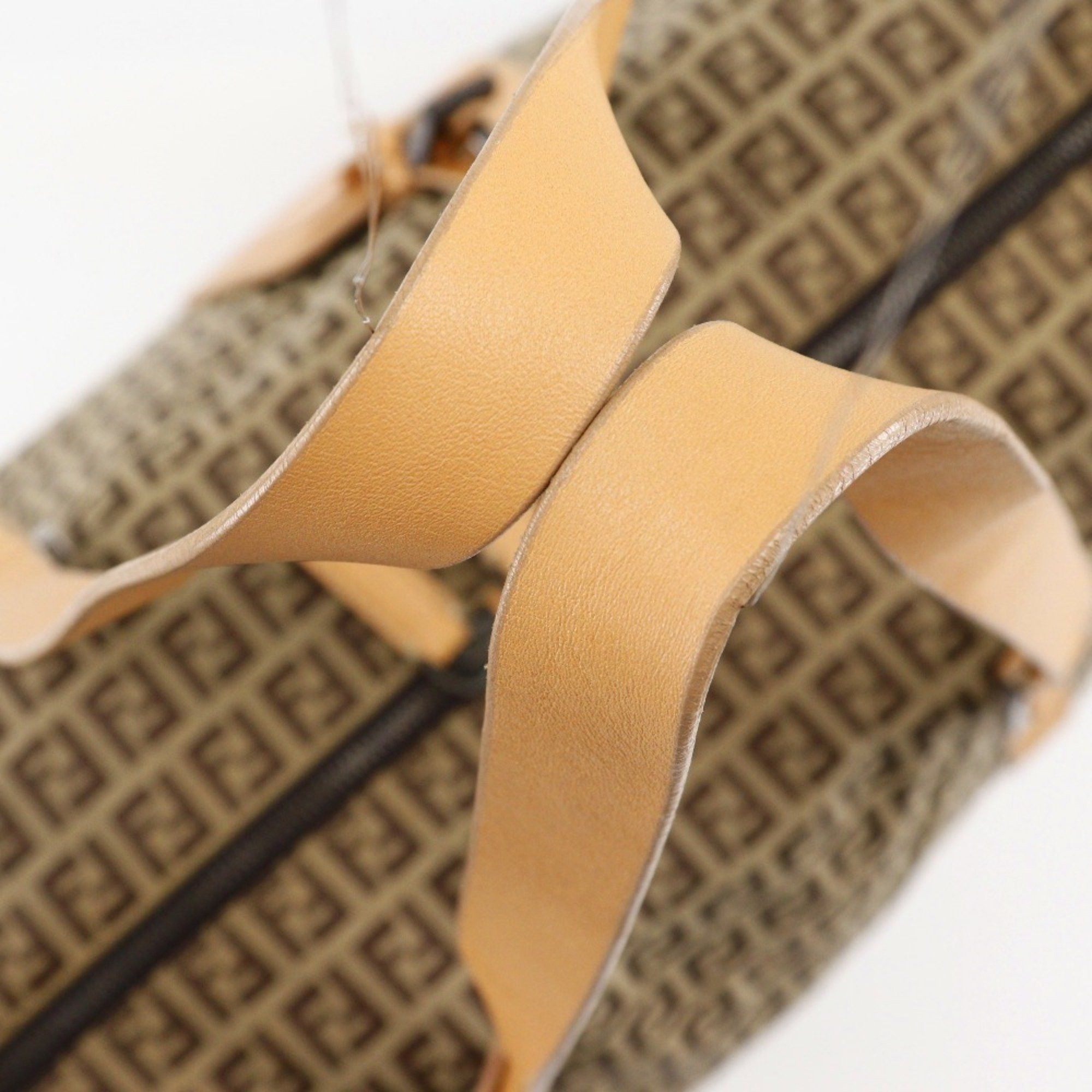 Fendi FENDI Zucchino Boston Bag 7VS014 Nylon Canvas x Leather Brown Double Unisex Size ONE SIZE - 5 Thumbnail