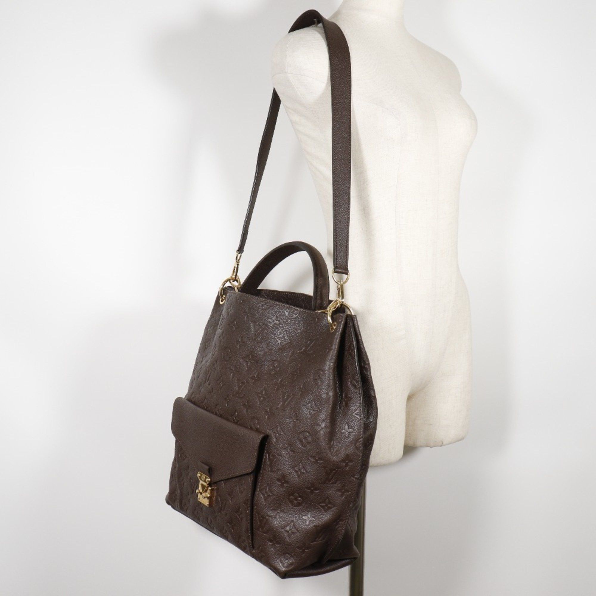 Louis Vuitton Louis Vuitton Metis Shoulder Bag M40809 Monogram Empreinte Terre 2013 Brown AR3163 2way Women's Size ONE SIZE - 14 Thumbnail