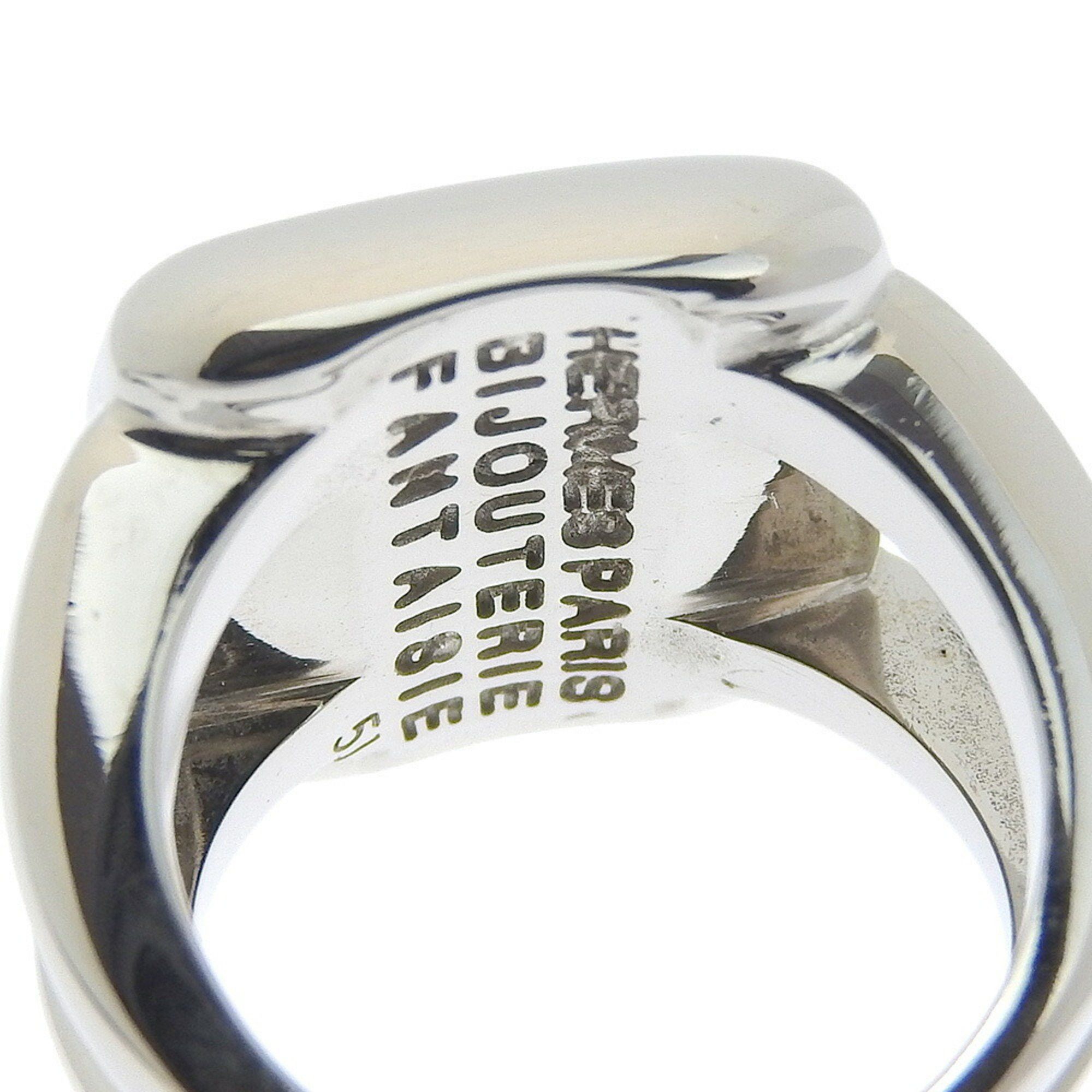 Hermes Hermes Corozo size 10.5 ring, silver, approx. 10.1g for women Size ONE SIZE - 4 Thumbnail