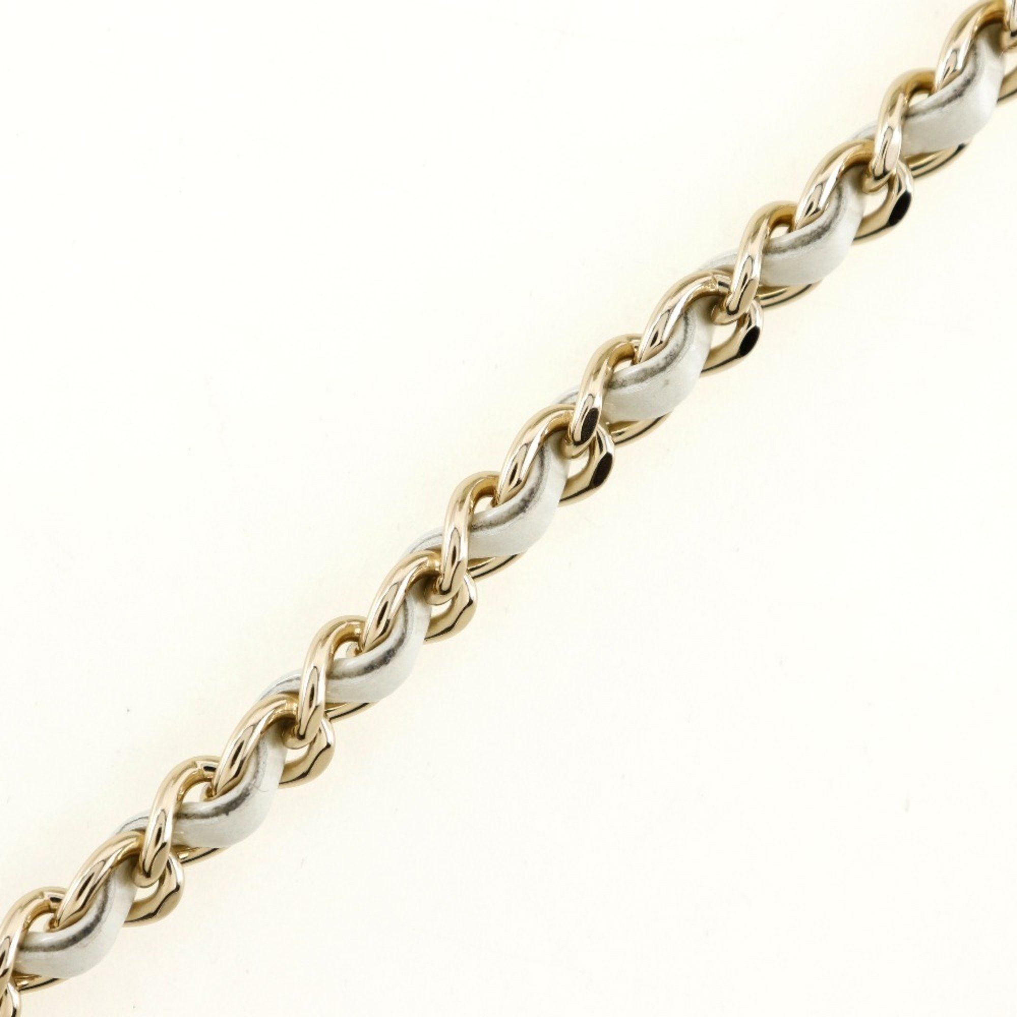 Chanel Chanel Chain Shoulder Bag La Pausa Calfskin White Double ChainShoulder Women's Size ONE SIZE - 9 Thumbnail