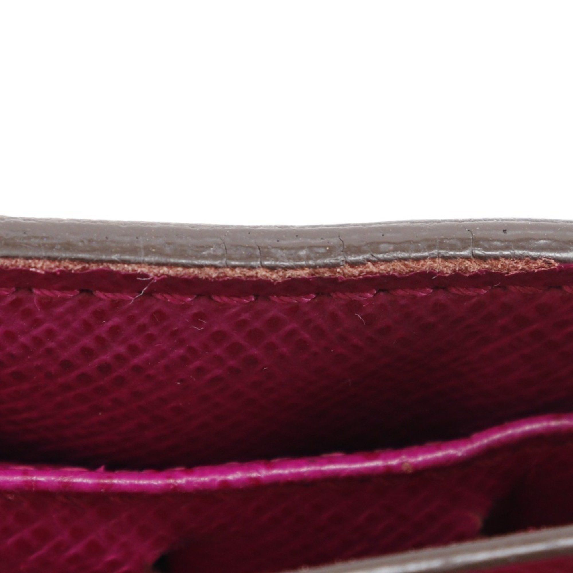 Louis Vuitton Louis Vuitton Compact zip bifold wallet Monogram Perforated M95188 canvas Fuchsia 2006 Brown/Pink MI0036 Snap button Women's Size ONE SIZE - 13 Thumbnail