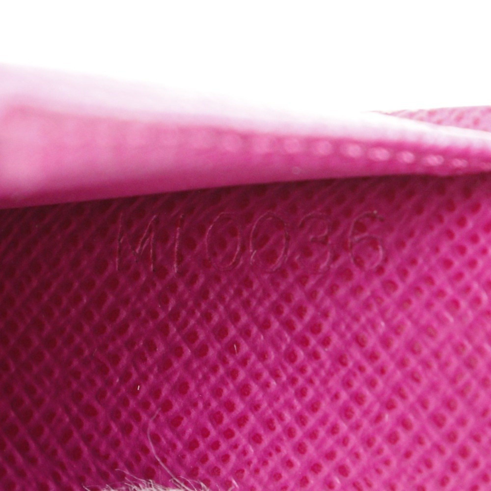 Louis Vuitton Louis Vuitton Compact zip bifold wallet Monogram Perforated M95188 canvas Fuchsia 2006 Brown/Pink MI0036 Snap button Women's Size ONE SIZE - 17 Thumbnail
