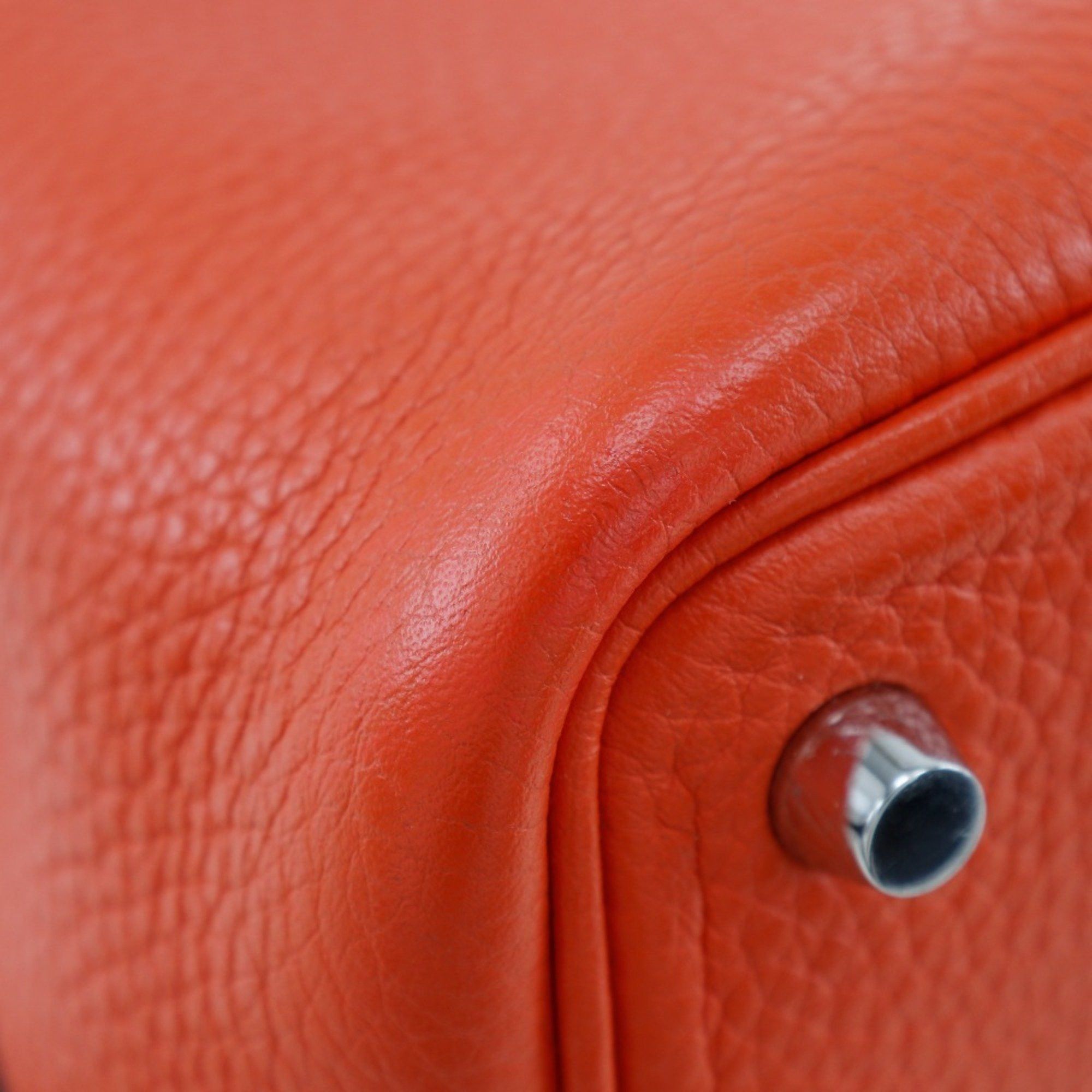 Hermes Hermes Picotin Lock PM Handbag Taurillon Clemence 2016 Orange/X Belt Clasp LockPM Women's Size ONE SIZE - 4 Thumbnail