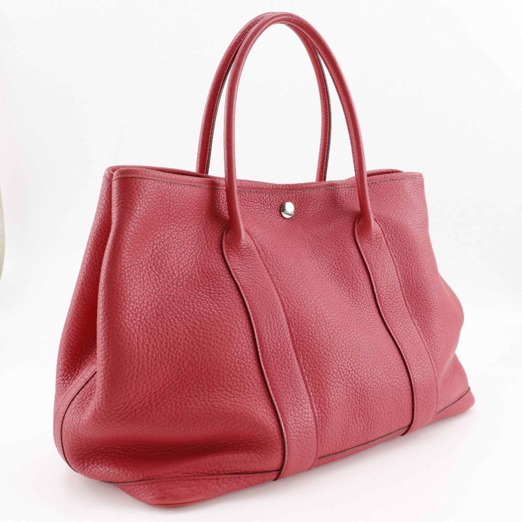 Hermes Hermes Garden PM Tote Bag Negonda Bougainvillea 2012 Pink □P Snap Button party Ladies Size ONE SIZE - 3 Thumbnail