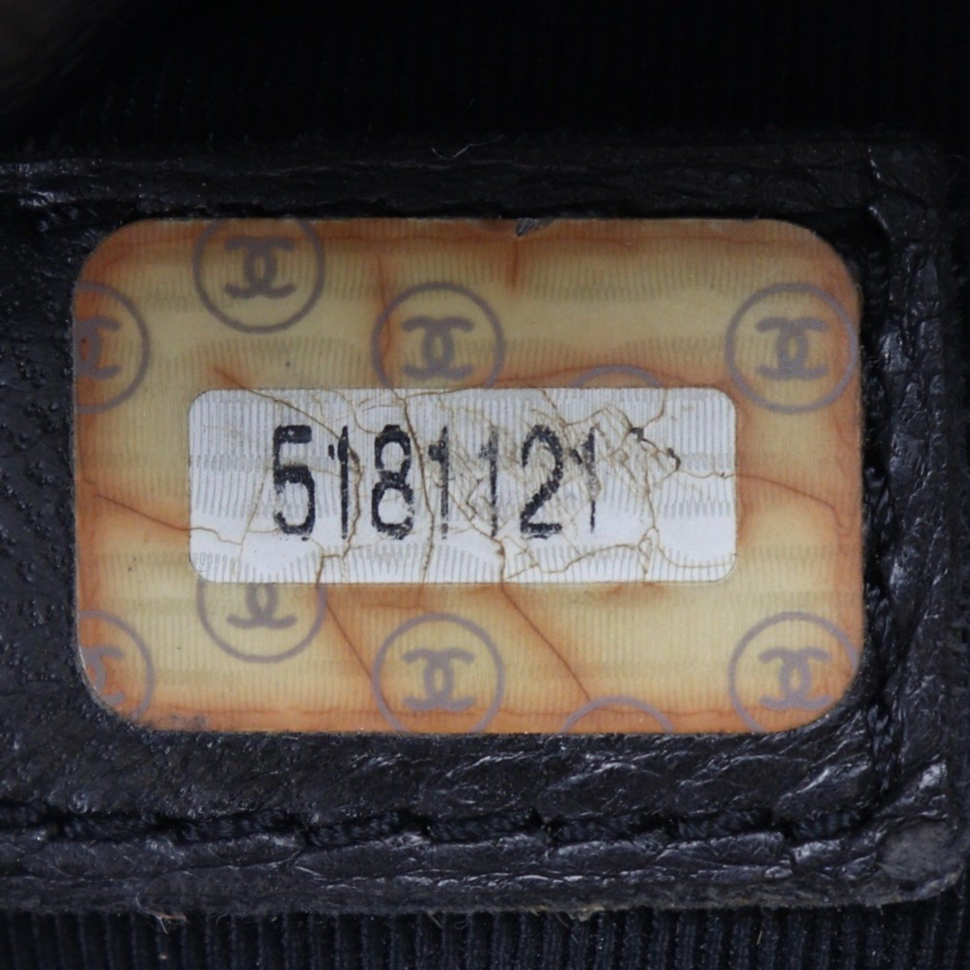 Chanel CHANEL handbag caviar skin black A5 logo ladies Size ONE SIZE - 14 Thumbnail