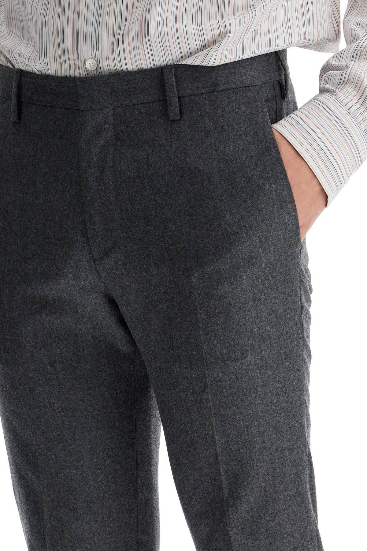 Paul Smith PAUL SMITH Slim Fit Flannel Trousers In Eight | Grailed