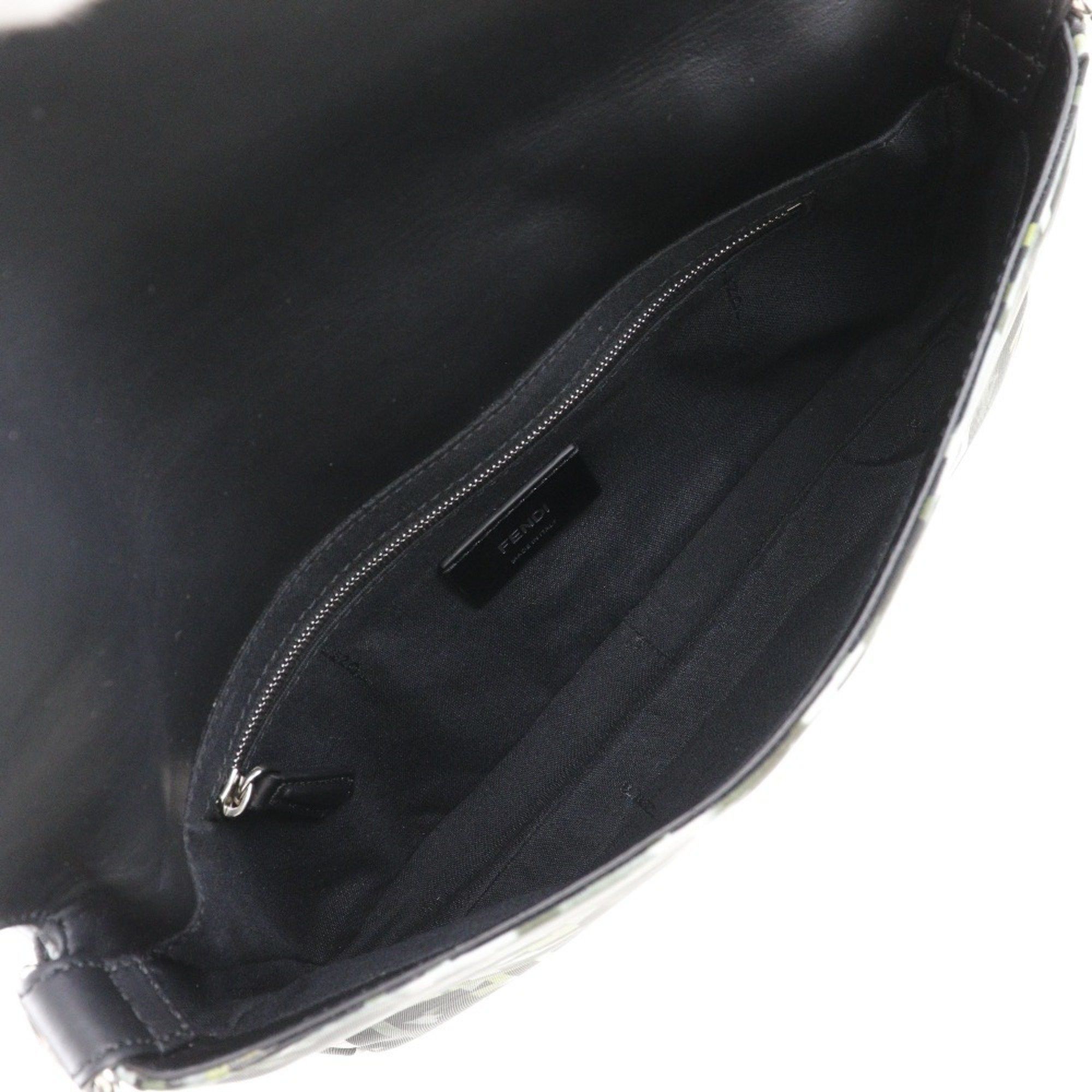 Fendi FENDI Mamma Bucket Shoulder Bag 3WAY Body Clutch Zucca Camouflage Pattern 7V72 Nylon Black 3way Type Unisex Size ONE SIZE - 5 Thumbnail