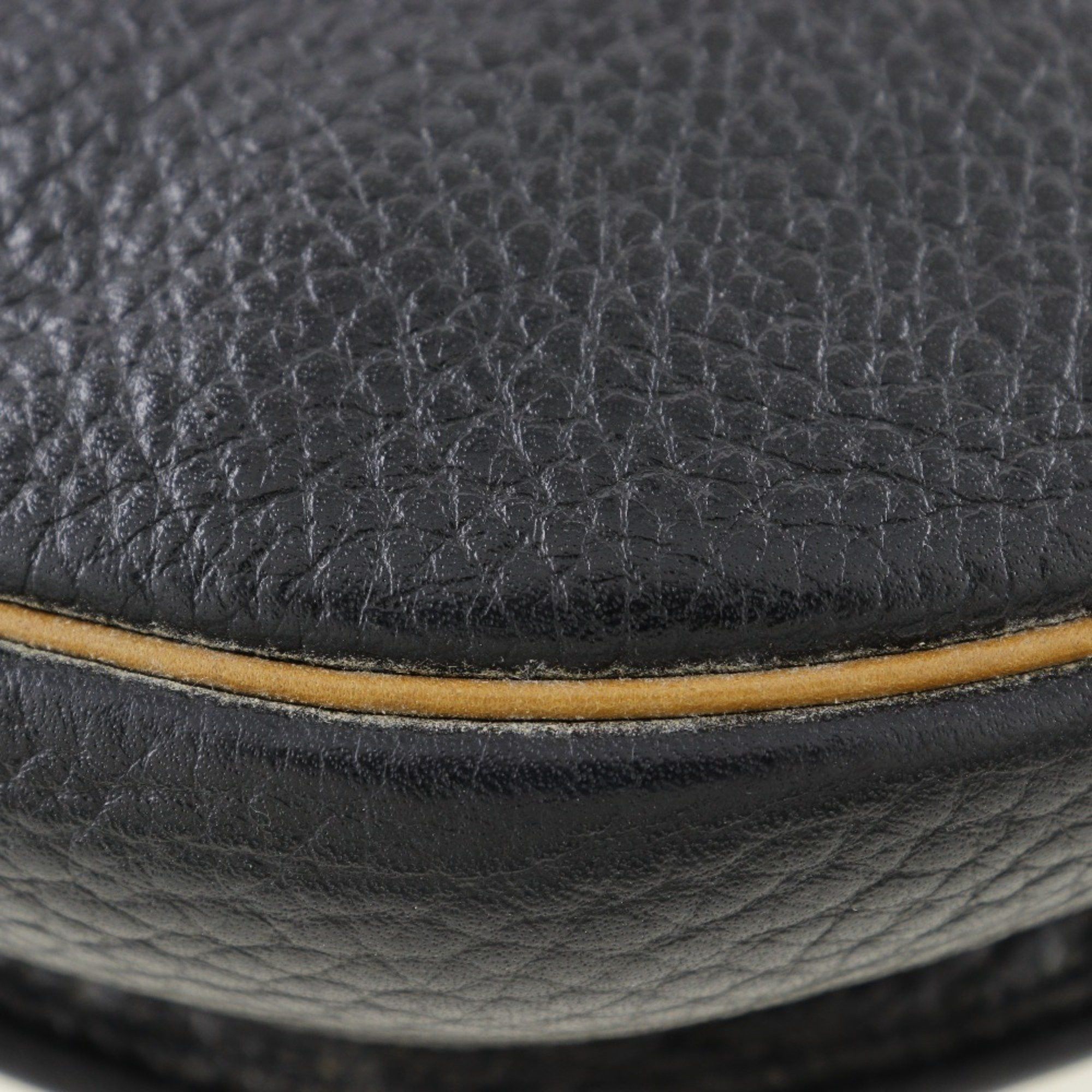 Dior Christian Dior CD Shoulder Bag Pochette Calf Black Type Logo Women's Size ONE SIZE - 4 Thumbnail
