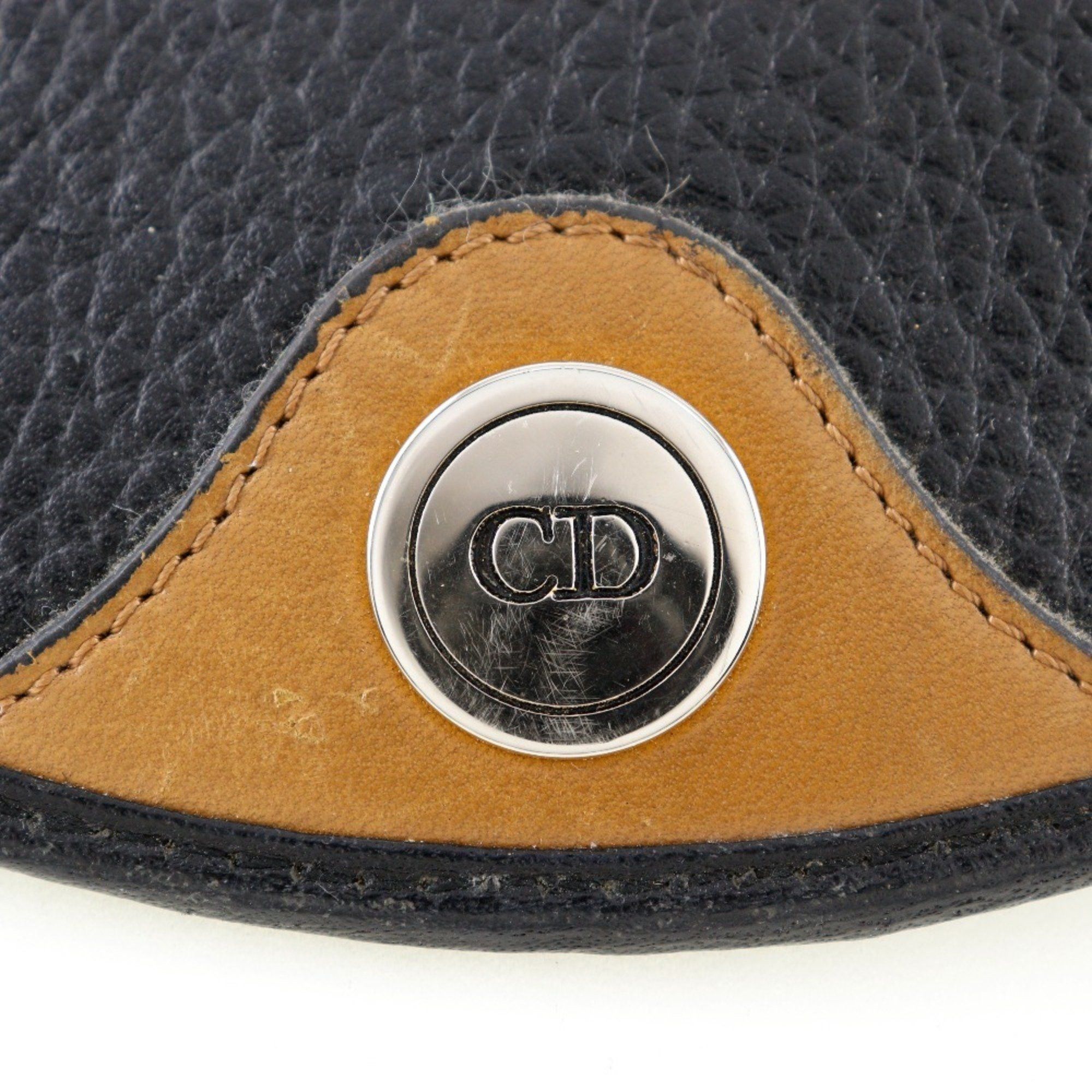 Dior Christian Dior CD Shoulder Bag Pochette Calf Black Type Logo Women's Size ONE SIZE - 9 Thumbnail