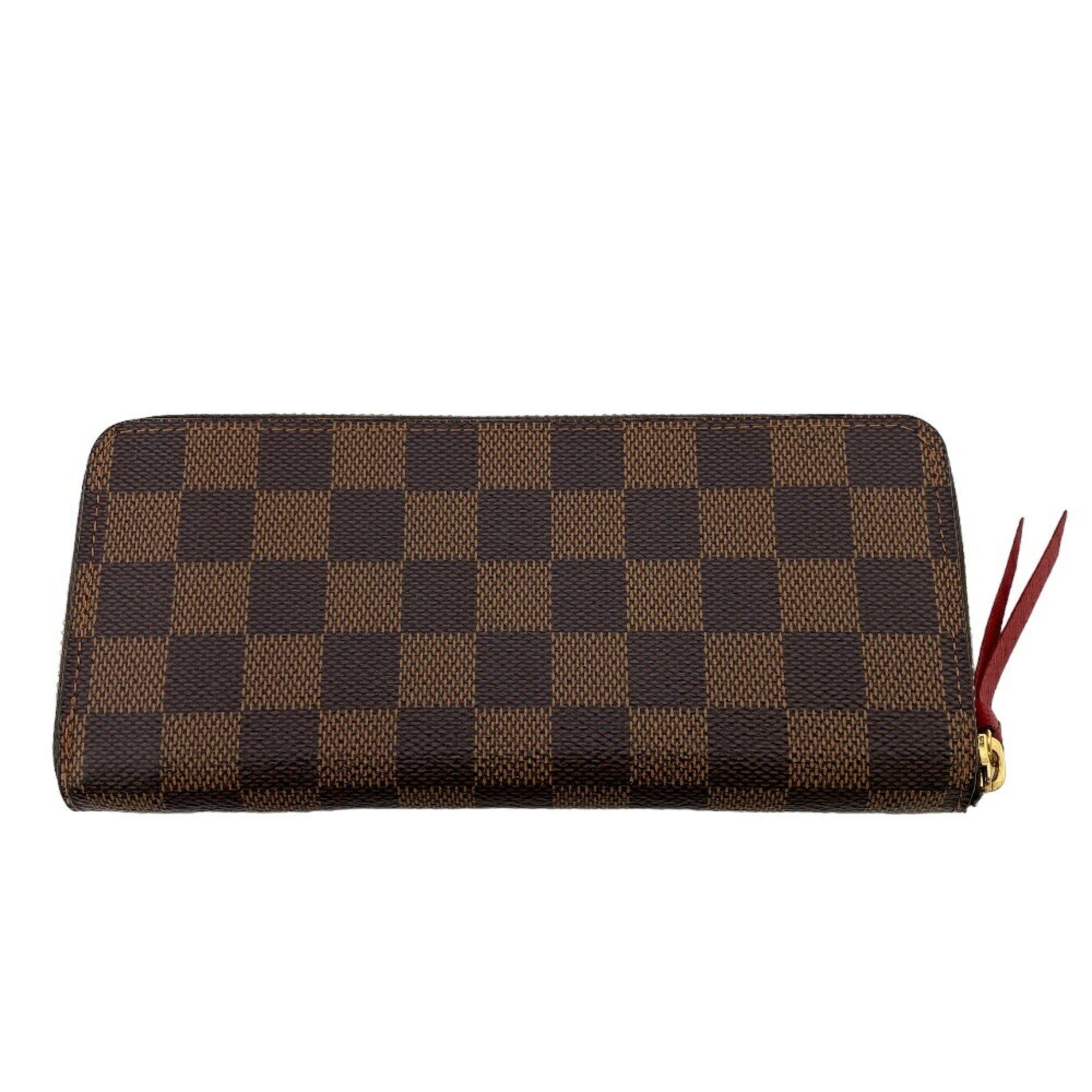 Louis Vuitton LOUIS VUITTON N60534 Portefeuille Clemence Round Damier Long Wallet Brown Women's Size ONE SIZE - 2 Thumbnail