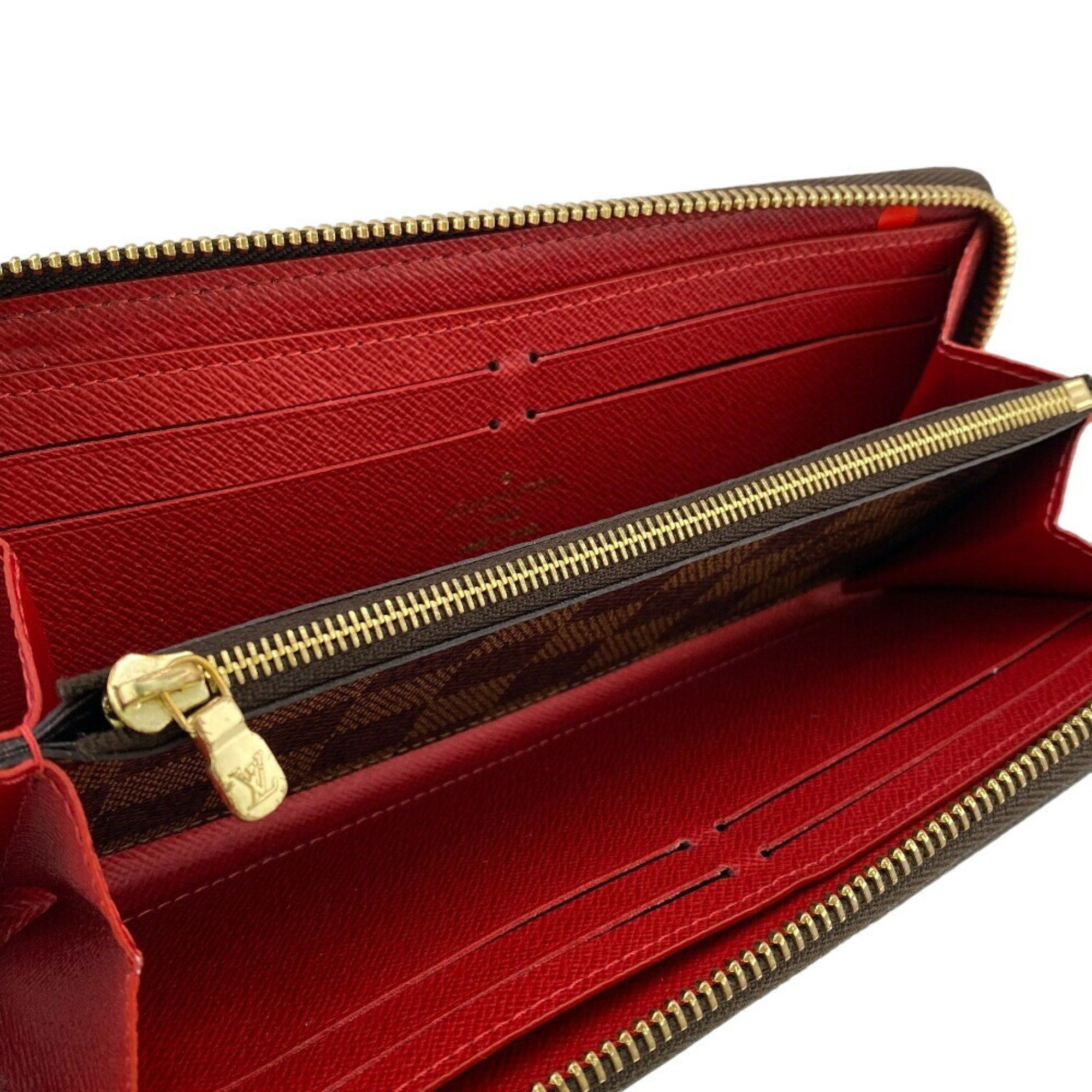 Louis Vuitton LOUIS VUITTON N60534 Portefeuille Clemence Round Damier Long Wallet Brown Women's Size ONE SIZE - 10 Thumbnail