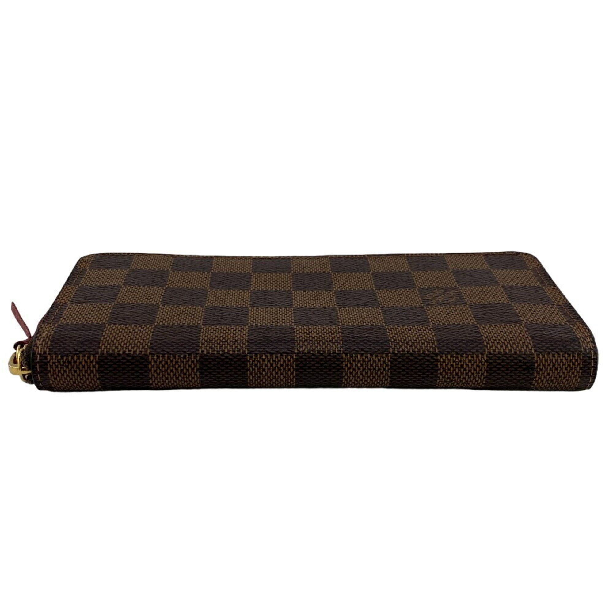 Louis Vuitton LOUIS VUITTON N60534 Portefeuille Clemence Round Damier Long Wallet Brown Women's Size ONE SIZE - 9 Thumbnail