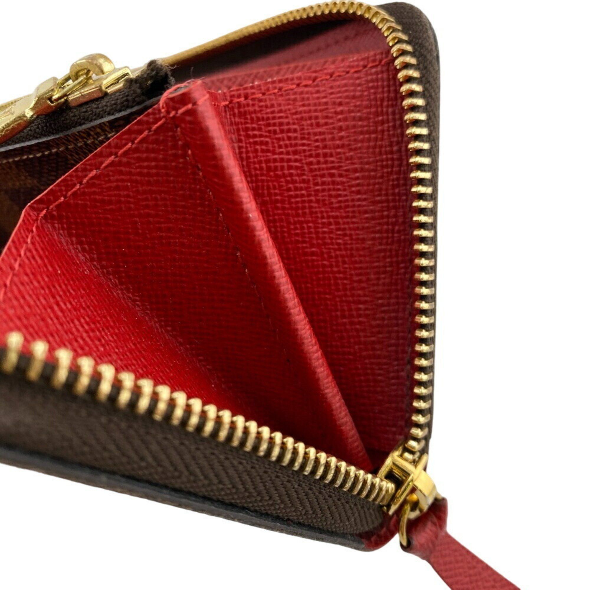 Louis Vuitton LOUIS VUITTON N60534 Portefeuille Clemence Round Damier Long Wallet Brown Women's Size ONE SIZE - 17 Thumbnail
