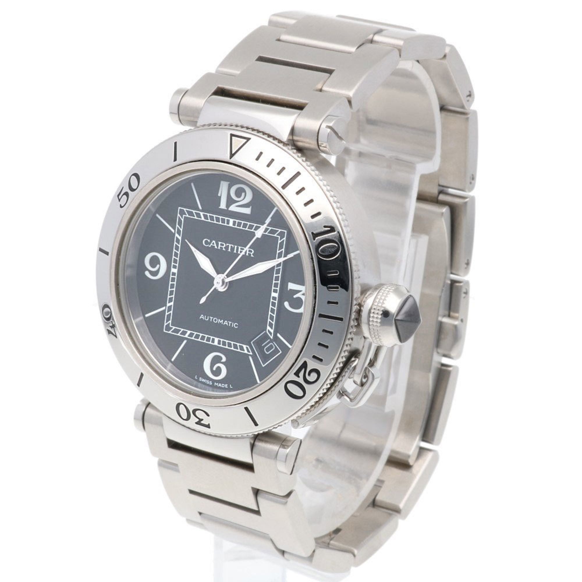 Cartier Cartier Pasha Seatimer Watch Stainless Steel 2790 Automatic Men's CARTIER Overhauled Size ONE SIZE - 3 Thumbnail