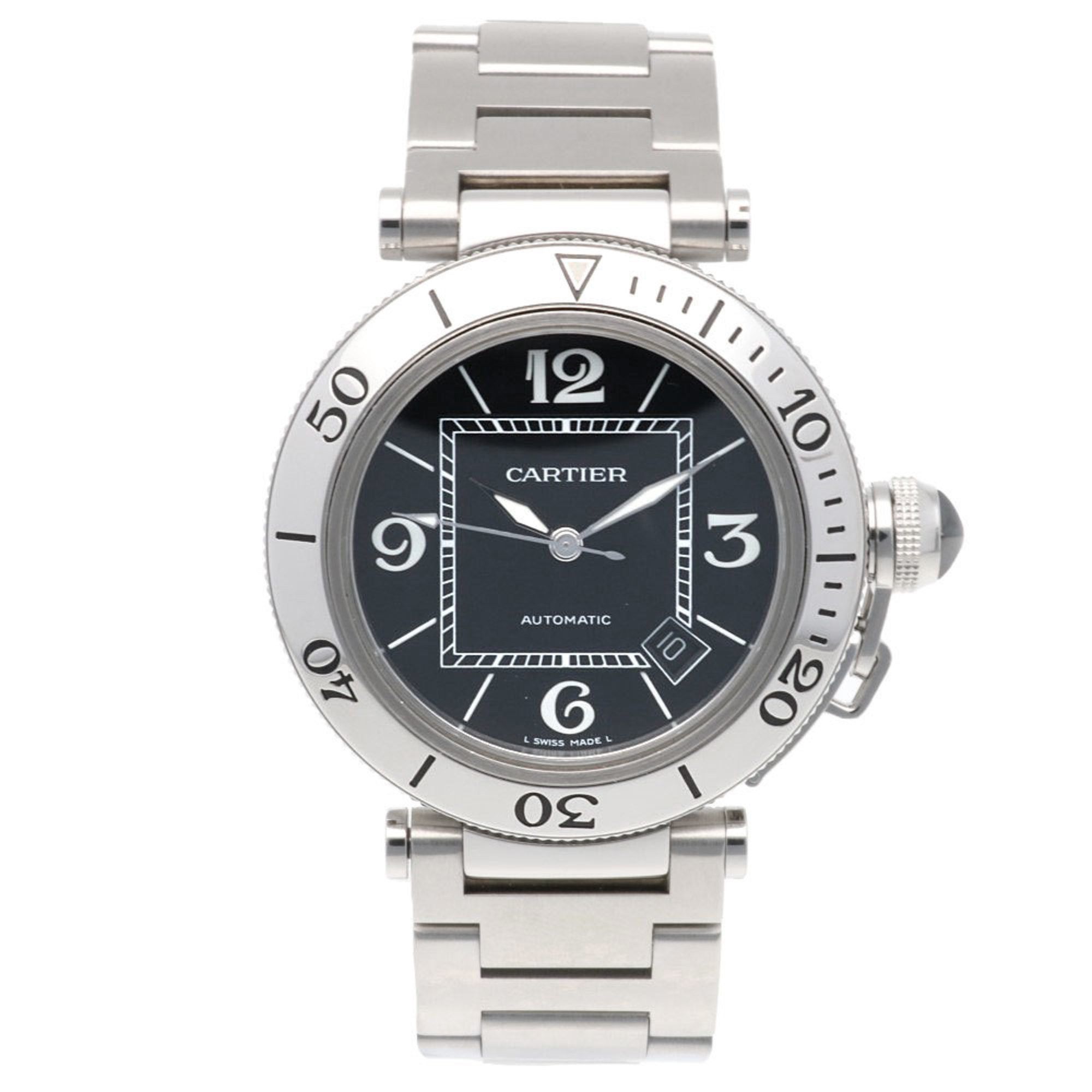 Cartier Cartier Pasha Seatimer Watch Stainless Steel 2790 Automatic Men's CARTIER Overhauled Size ONE SIZE - 8 Thumbnail