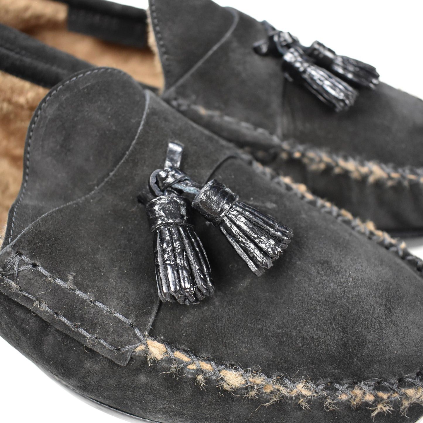 Tom Ford Tom Ford Genuine Shearling Fur Tassel Loafers Size US 9 / EU 42 - 8 Thumbnail