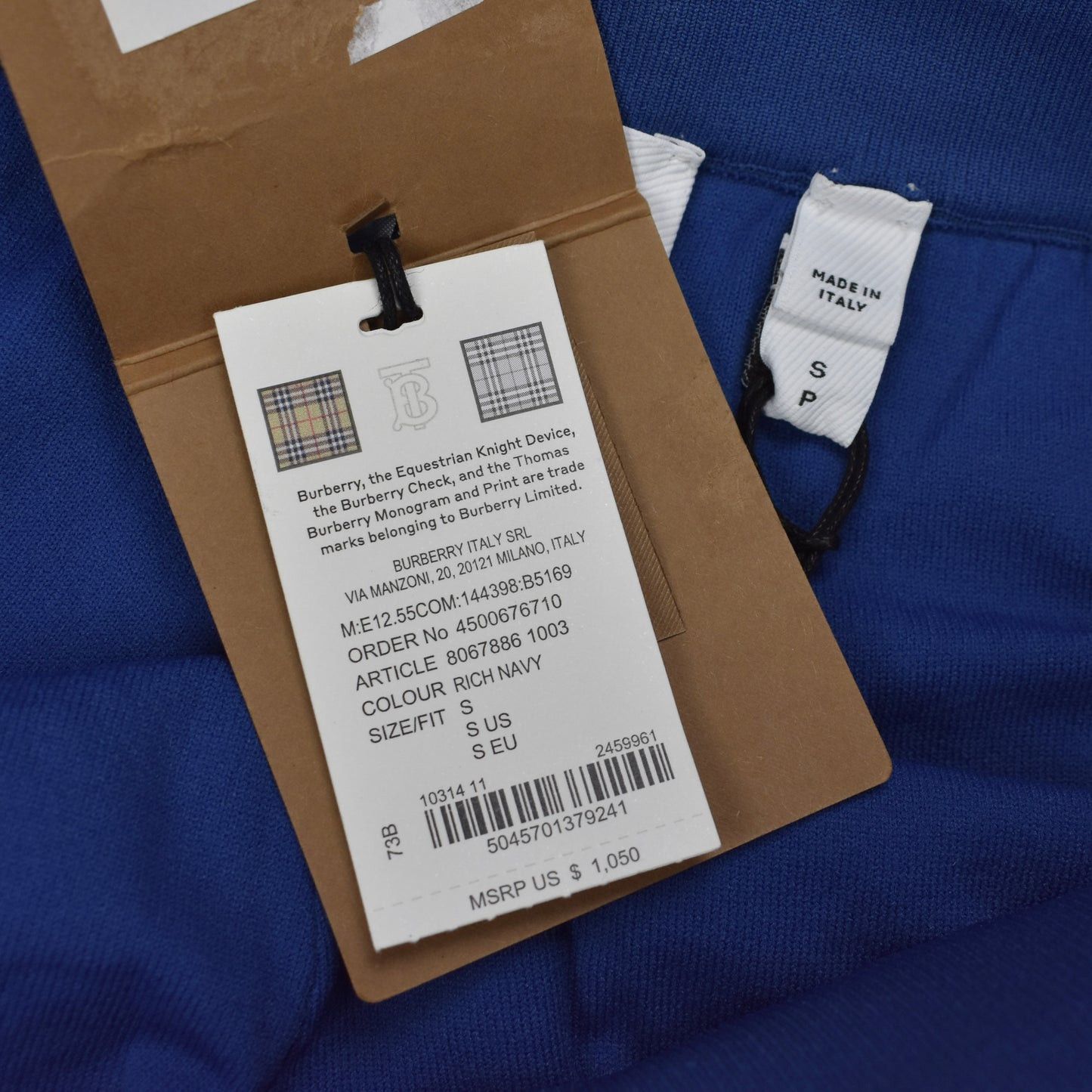 Burberry Burberry Blue Icon Stripe Knit Mesh Shorts Size US 30 / EU 46 - 8 Thumbnail