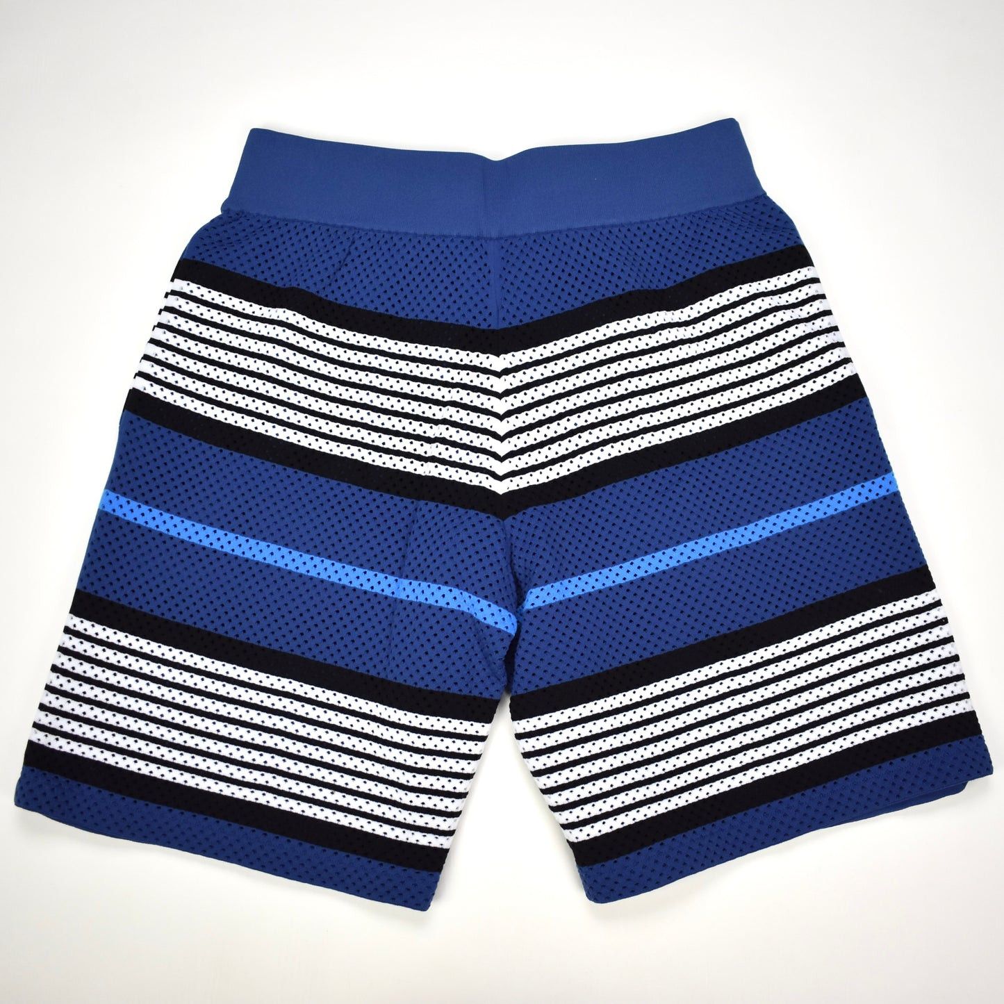 Burberry Burberry Blue Icon Stripe Knit Mesh Shorts Size US 30 / EU 46 - 2 Thumbnail