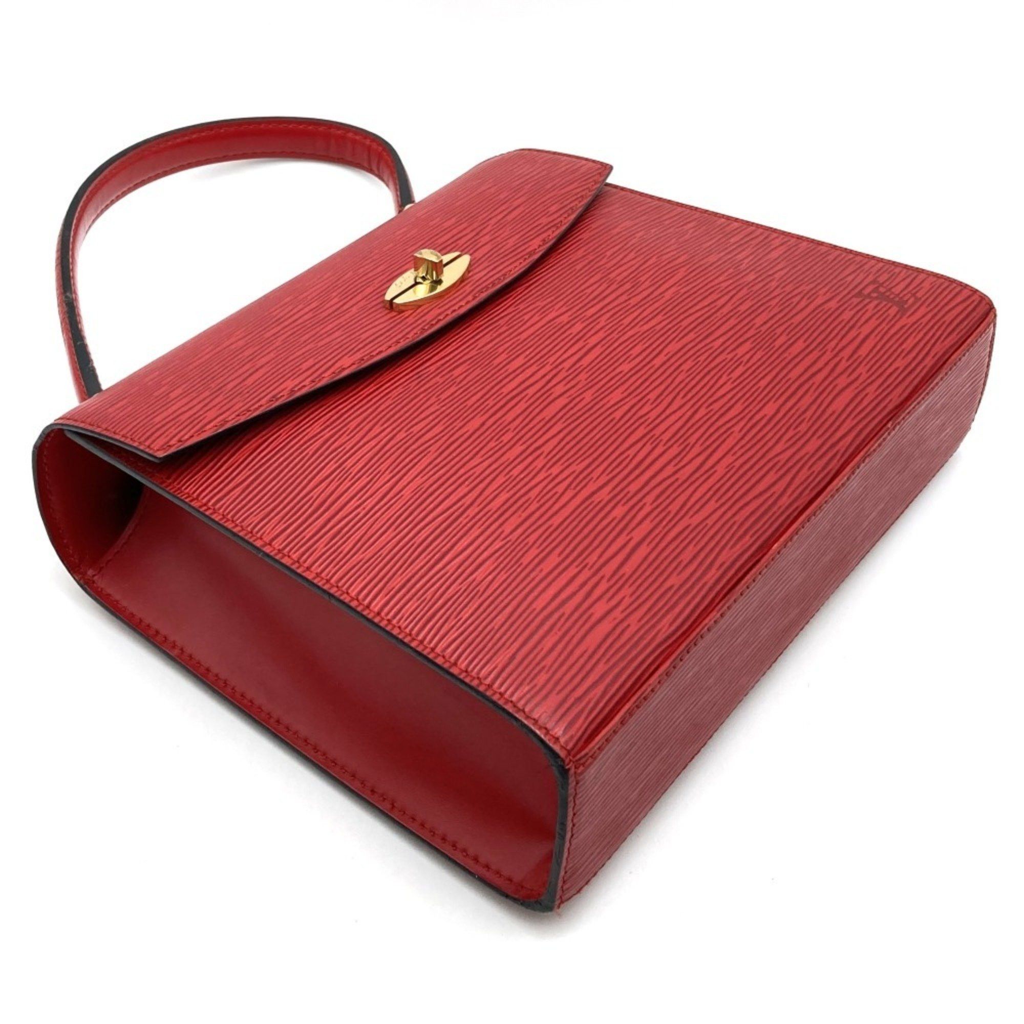 Louis Vuitton LOUIS VUITTON M52377 Malesherbes Handbag Castilian Red Epi Leather Women's Size ONE SIZE - 4 Thumbnail