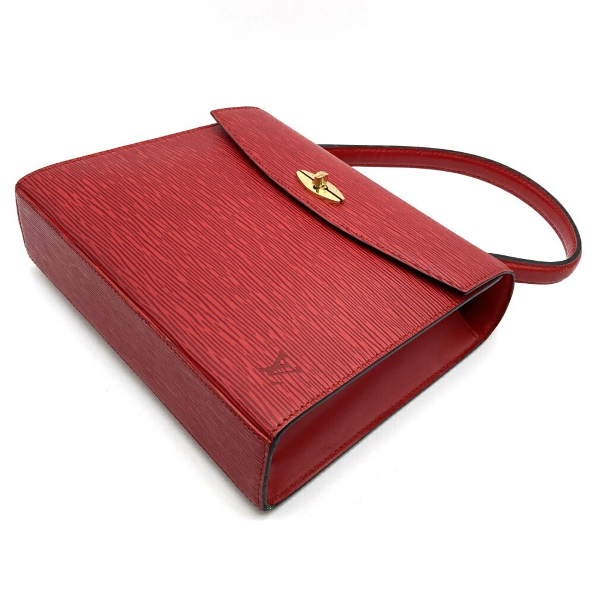 Louis Vuitton LOUIS VUITTON M52377 Malesherbes Handbag Castilian Red Epi Leather Women's Size ONE SIZE - 3 Thumbnail
