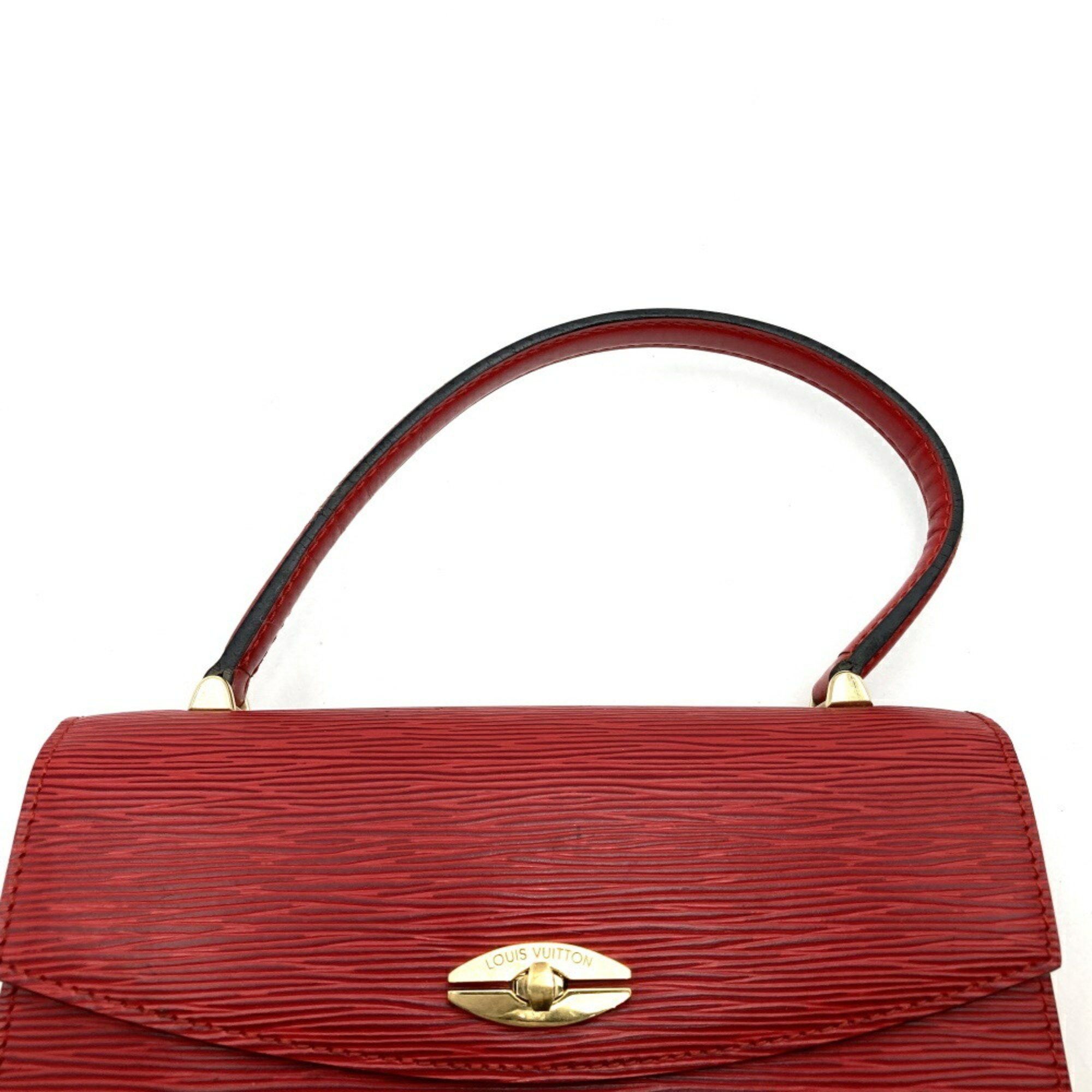 Louis Vuitton LOUIS VUITTON M52377 Malesherbes Handbag Castilian Red Epi Leather Women's Size ONE SIZE - 5 Thumbnail
