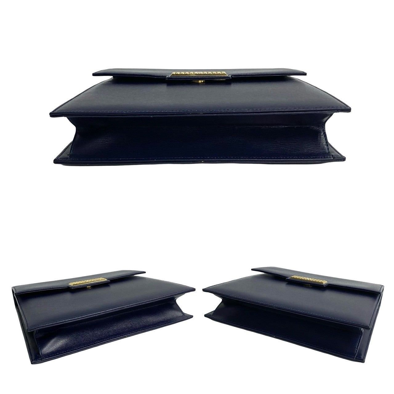 Dior Dior Shoulder Bag Navy Leather Size ONE SIZE - 6 Thumbnail