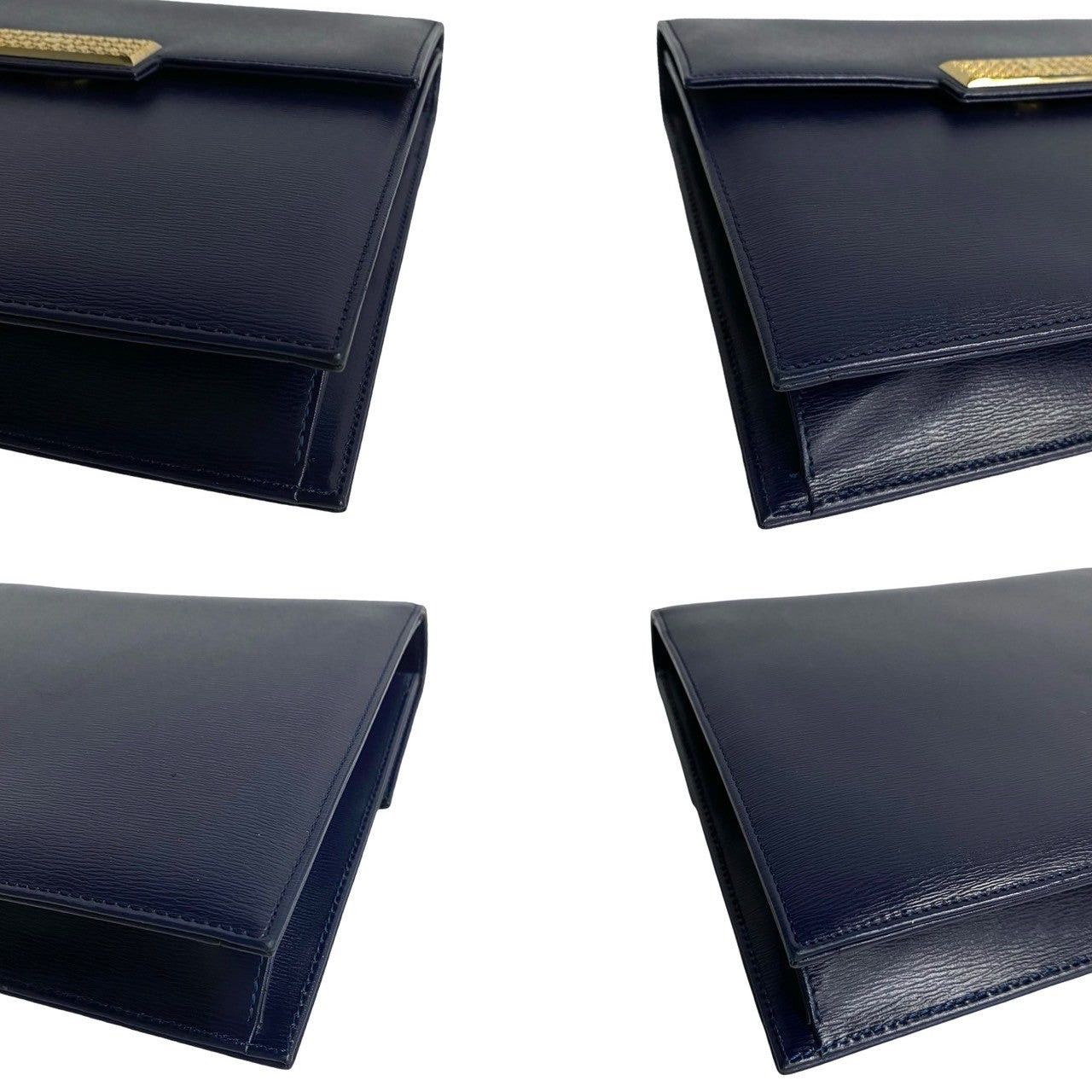 Dior Dior Shoulder Bag Navy Leather Size ONE SIZE - 7 Thumbnail