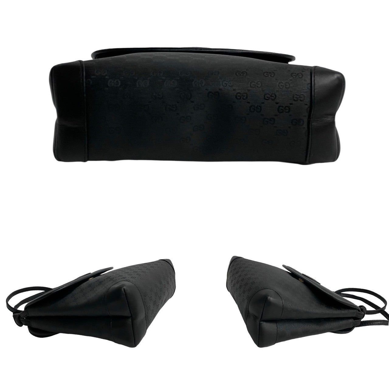 Gucci Gucci Shoulder Bag Black Leather Size ONE SIZE - 6 Thumbnail
