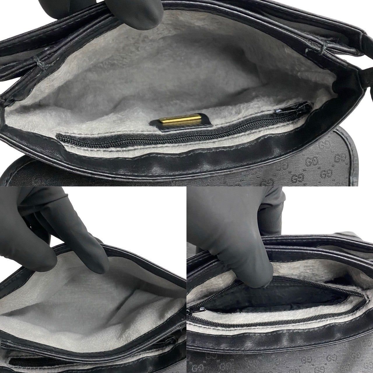Gucci Gucci Shoulder Bag Black Leather Size ONE SIZE - 8 Thumbnail