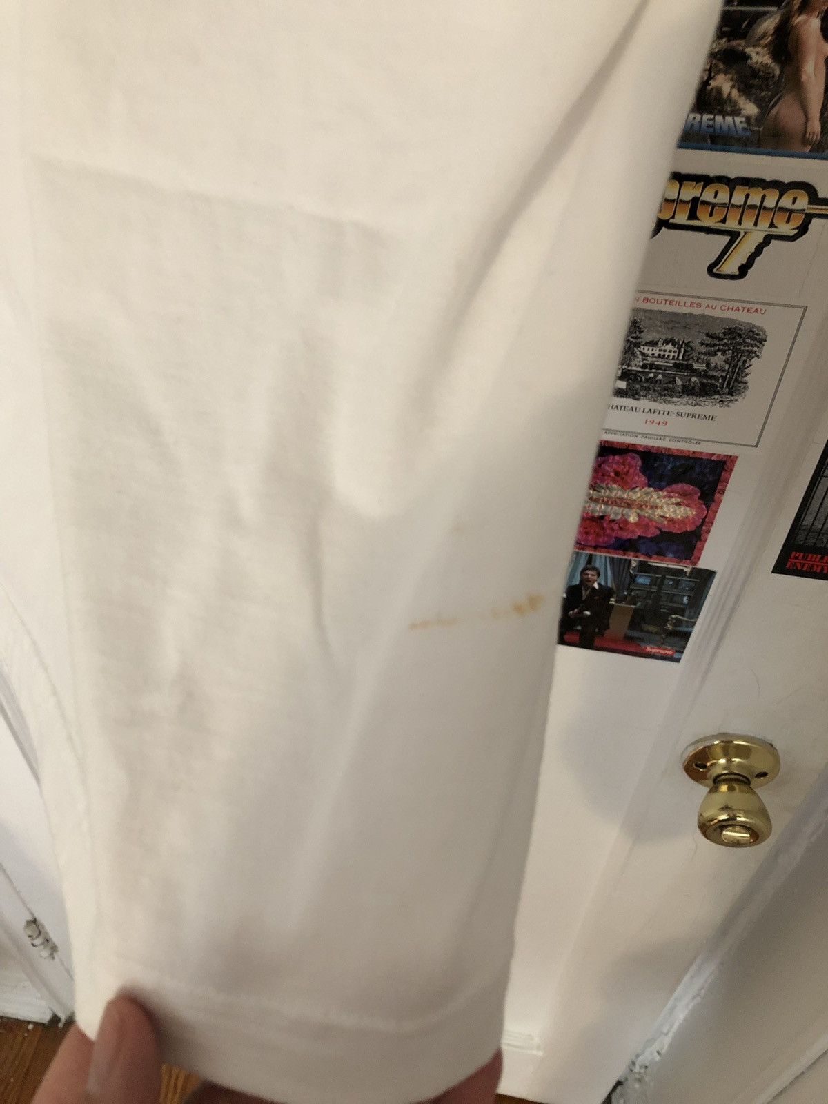 Supreme White Bling Box Logo Tee Size US XL / EU 56 / 4 - 4 Thumbnail