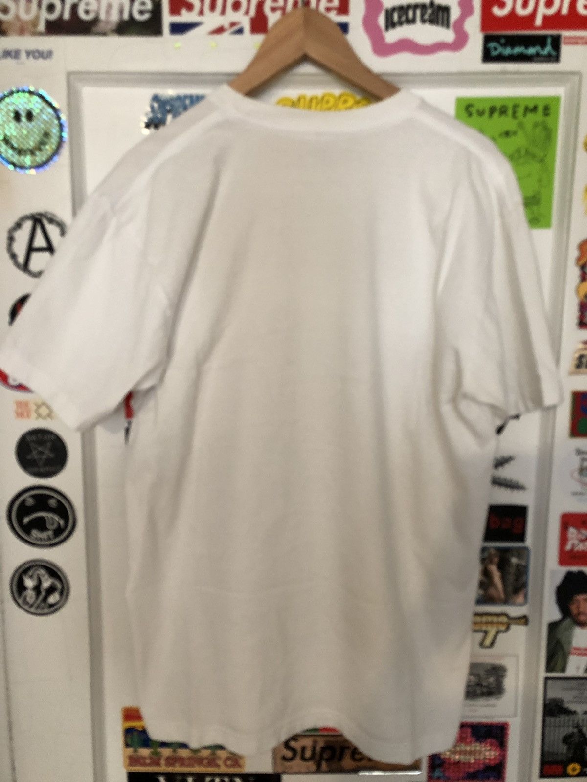 Supreme White Bling Box Logo Tee Size US XL / EU 56 / 4 - 3 Thumbnail