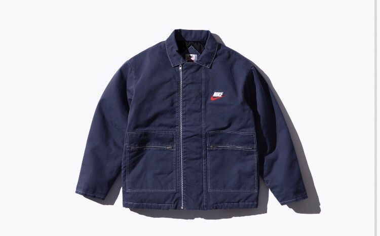 Supreme x Nike Double Zip Quilted Work Jacket Light Jackets