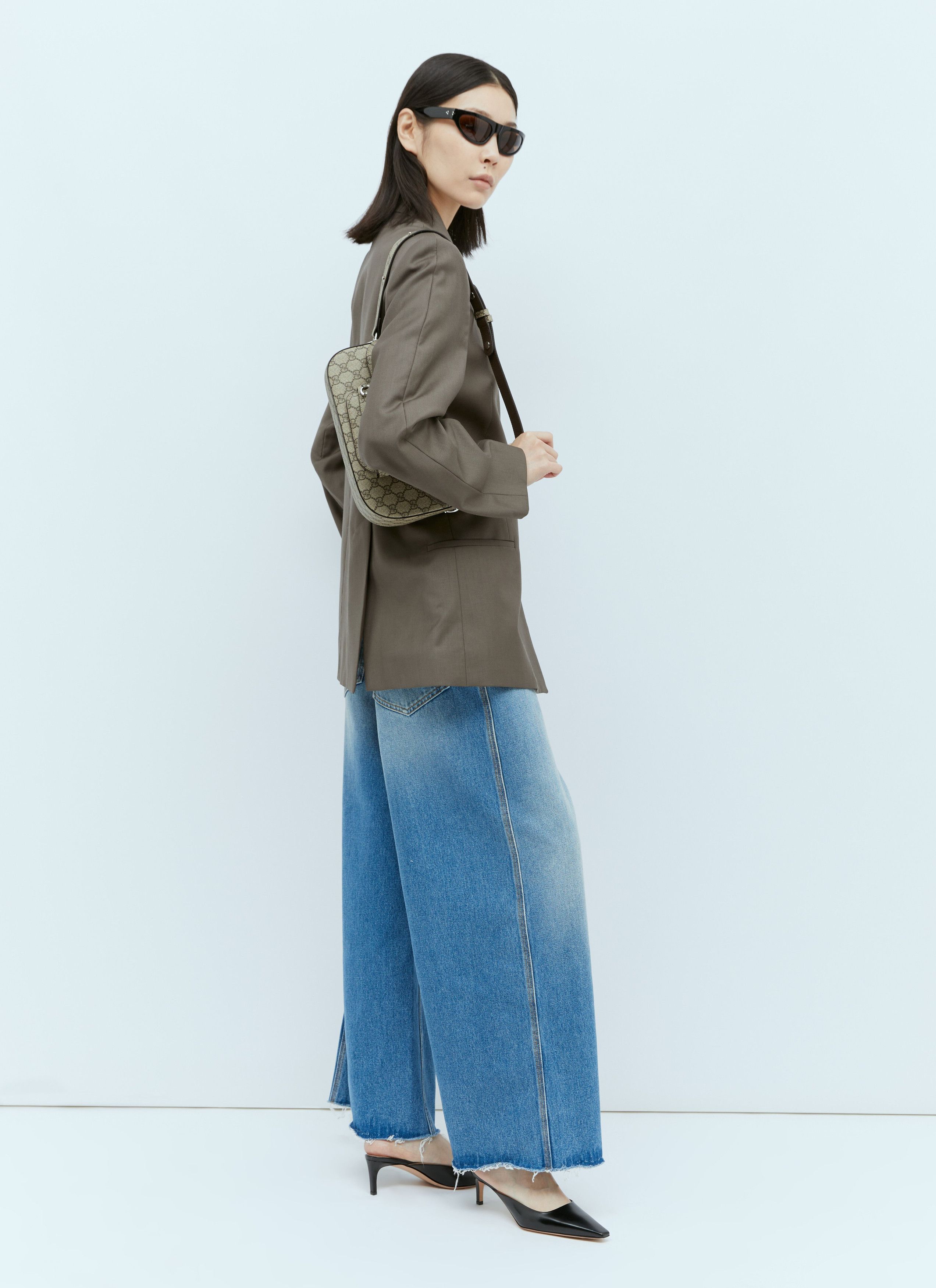 Gucci Denim Wide-Leg Jeans Size 25" / US 0 / IT 36 - 3 Thumbnail