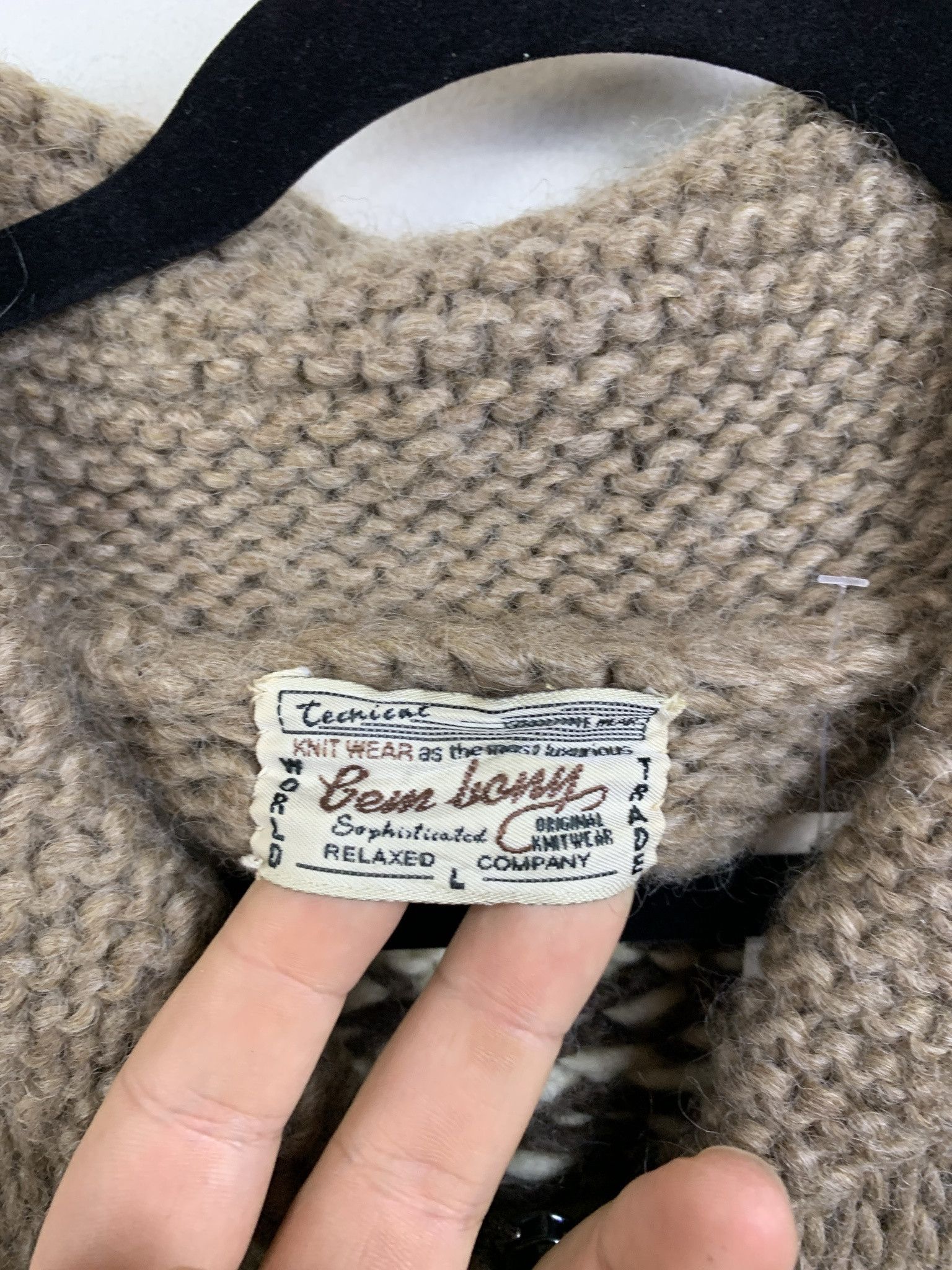 Coogi Vintage 1970s Stag Wool Zip Cowichan Knit Sweater Size L Size US L / EU 52-54 / 3 - 2 Thumbnail
